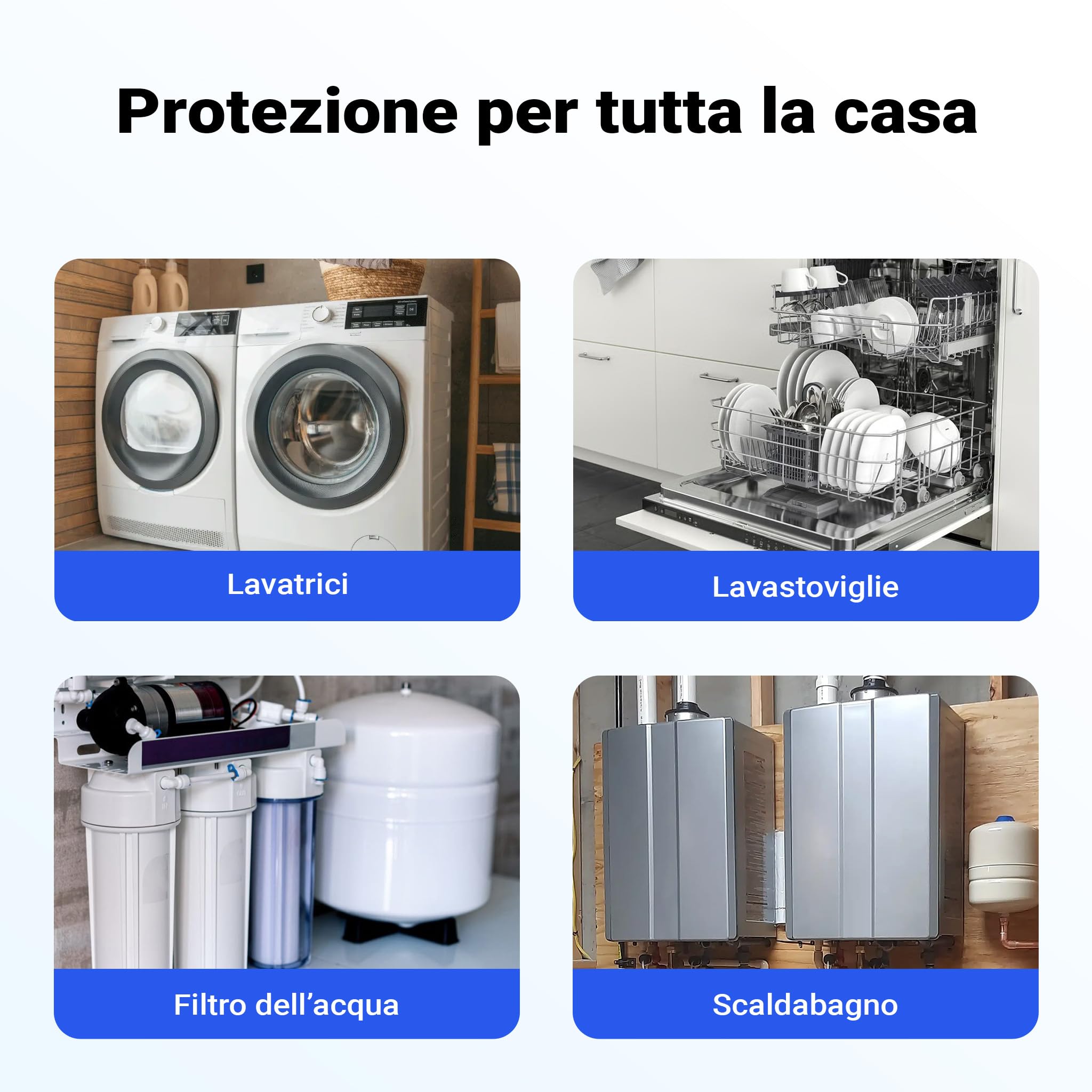 Naturewater Filtro dell'acqua a 3 stadi NW-BRL03-LS3 32.89mm (1") Sistema di filtrazione con cartucce filtranti