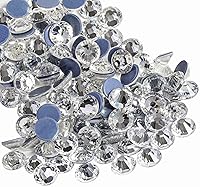 Vista 40 de Beadsland Hotfix - 2880 diamantes de imitación de cristal con parte trasera plana para manualidades, ropa, decoraciones de bricolaje, cristal AB
