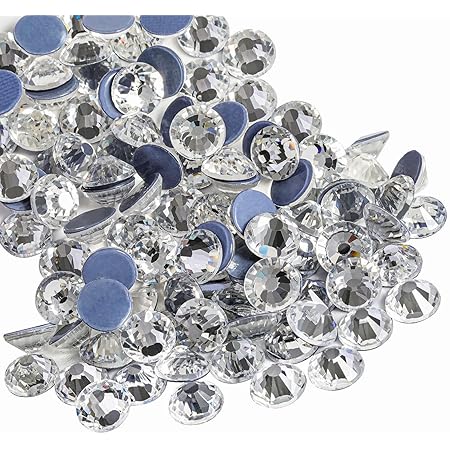 2880 Strass Hotfix Uxcell – Cristal Violet 2 Mm (SS6), Dos Plat, Lot Pro