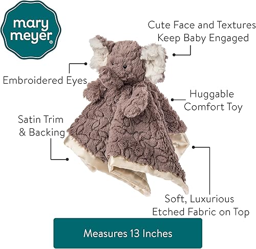 Miniatura 3 de Mary Meyer Manta de personaje para guardería de masilla, elefante