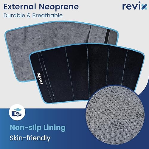 Miniatura 3 de REVIX Paquete de 2 paquetes de hielo XL para espinilleras reutilizables para alivio de molestias en el codo de pantorrilla, pierna y codo, envoltura