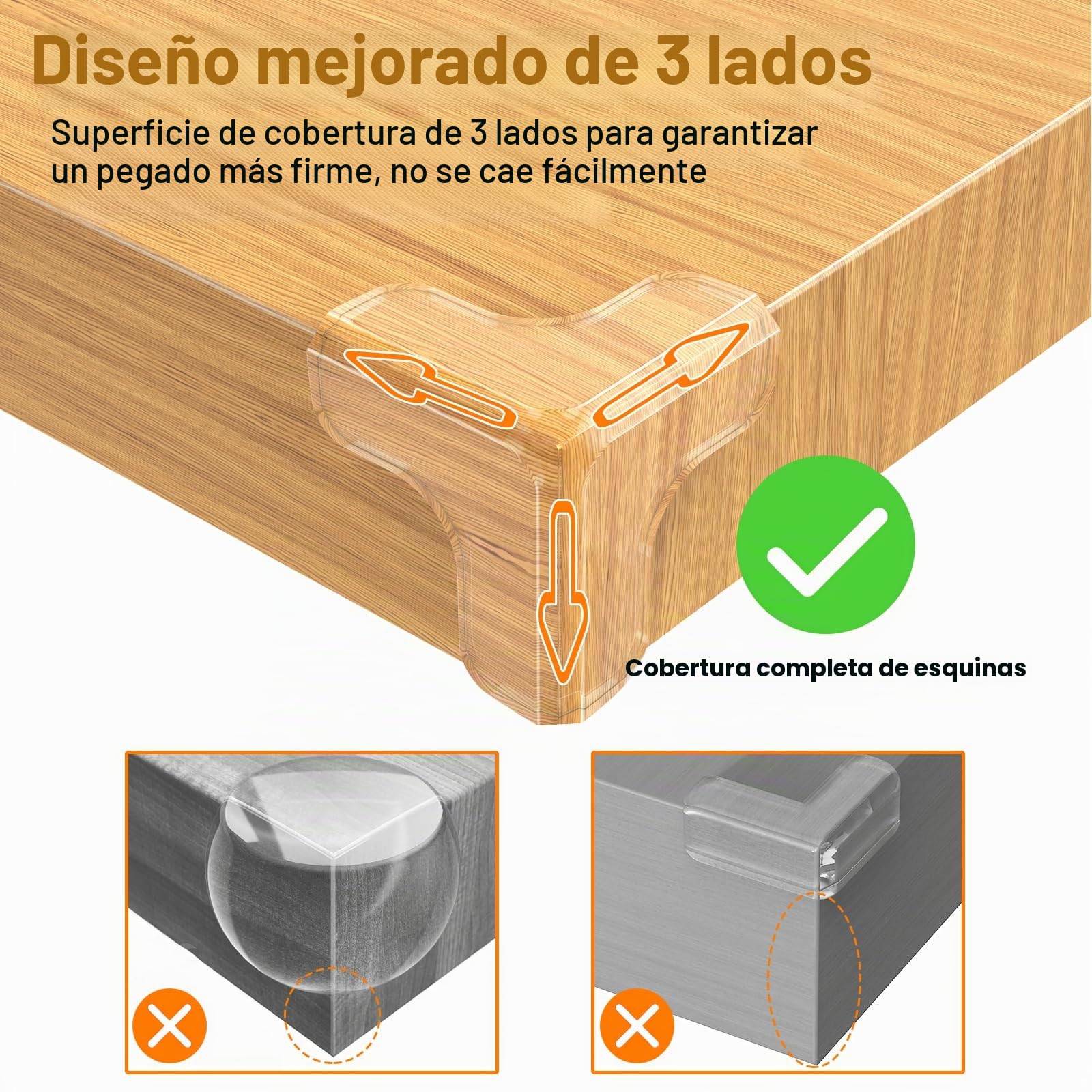 Protector Esquinas Bebe, 12pcs Esquineras Protectoras Bebe,Protector Esquinas Muebles Protege Esquinas Cubre Esquinas Bebe Esquineros Protectores Bebe con Adherencia Superfuerte