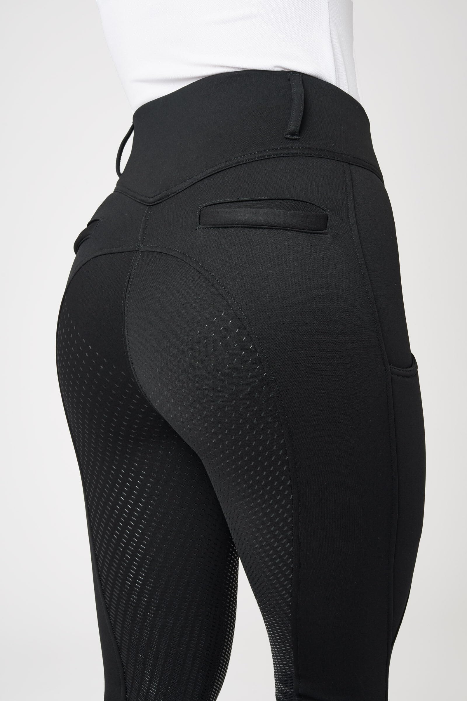 HORZE Mira Womens Thermo Full Seat Breeches - Black - 32