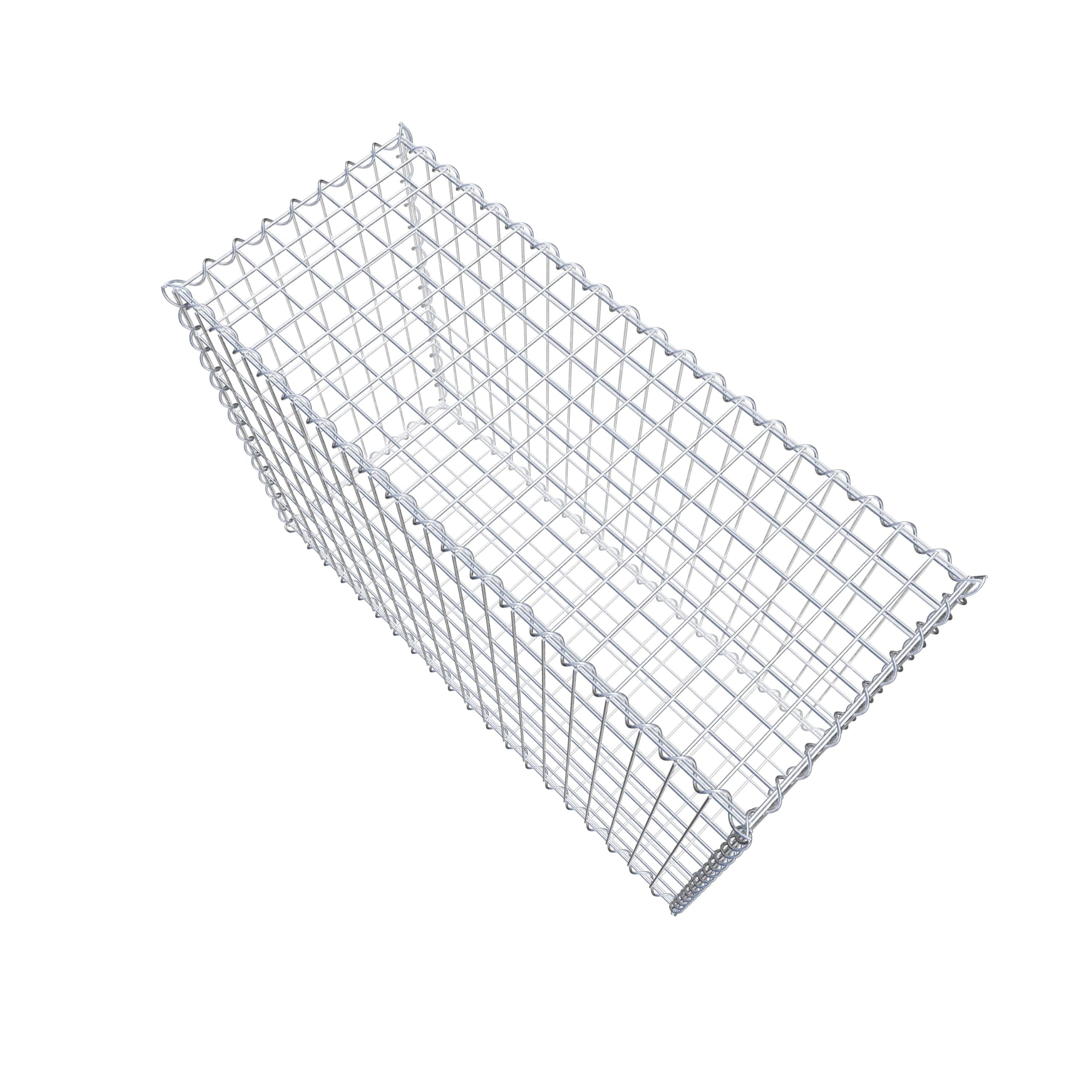 GABIONA - Gabione 100 x 70 x 40 cm - Gabionenkorb mit Maschenweite 5x10 cm - Verzinkter Drahtkorb ist korrosionsbeständig