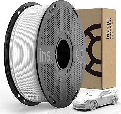 25 - Inslogic Matte PLA Filament 1.75mm 3D Printer Filament, Fine Matte Texture & High Precision, Dimensional Accuracy +/- 0.02mm, 1kg Spool (2.2...