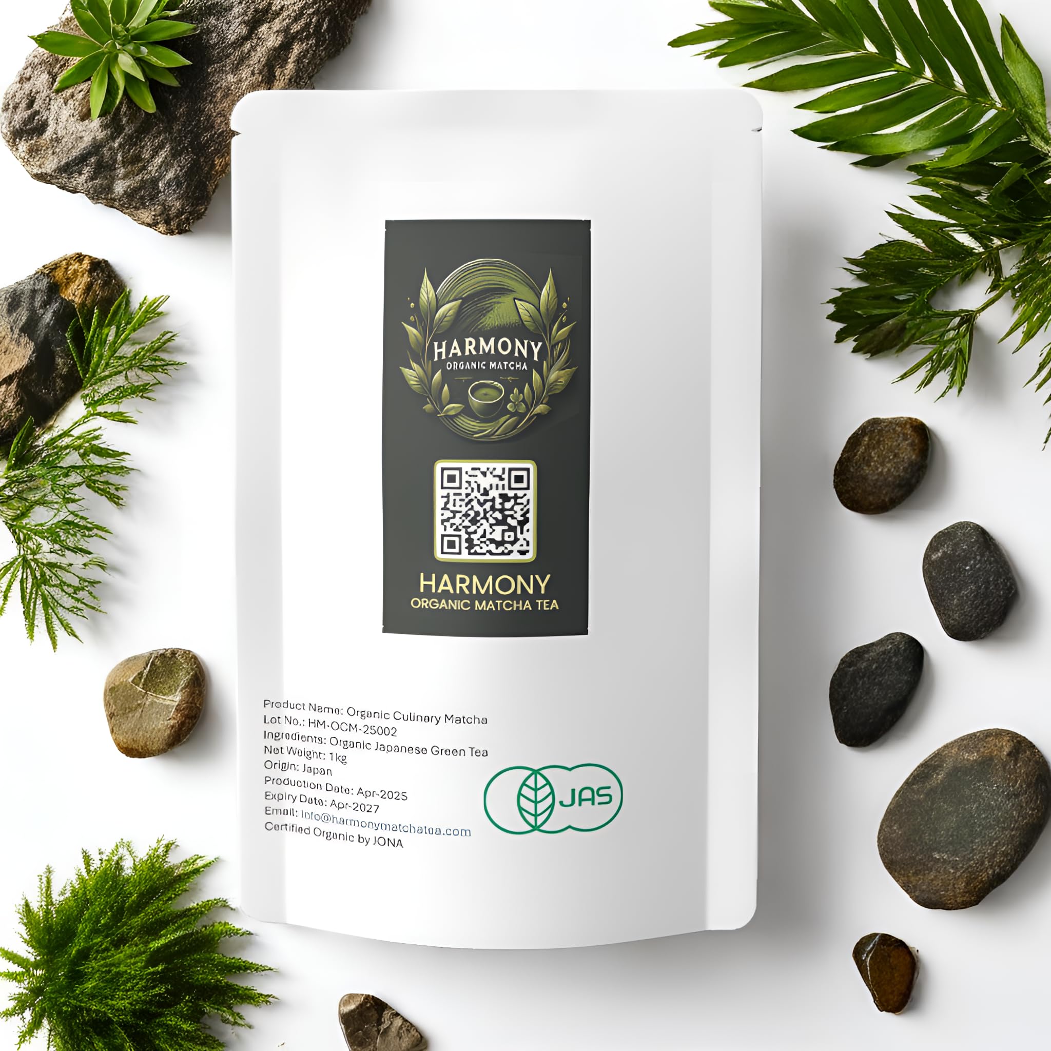 Organic Japanese Matcha Tea Premium Culinary Grade 1000g Bulk Pouch - 2nd Harvest Grade - USDA JAS Organic — view 5
