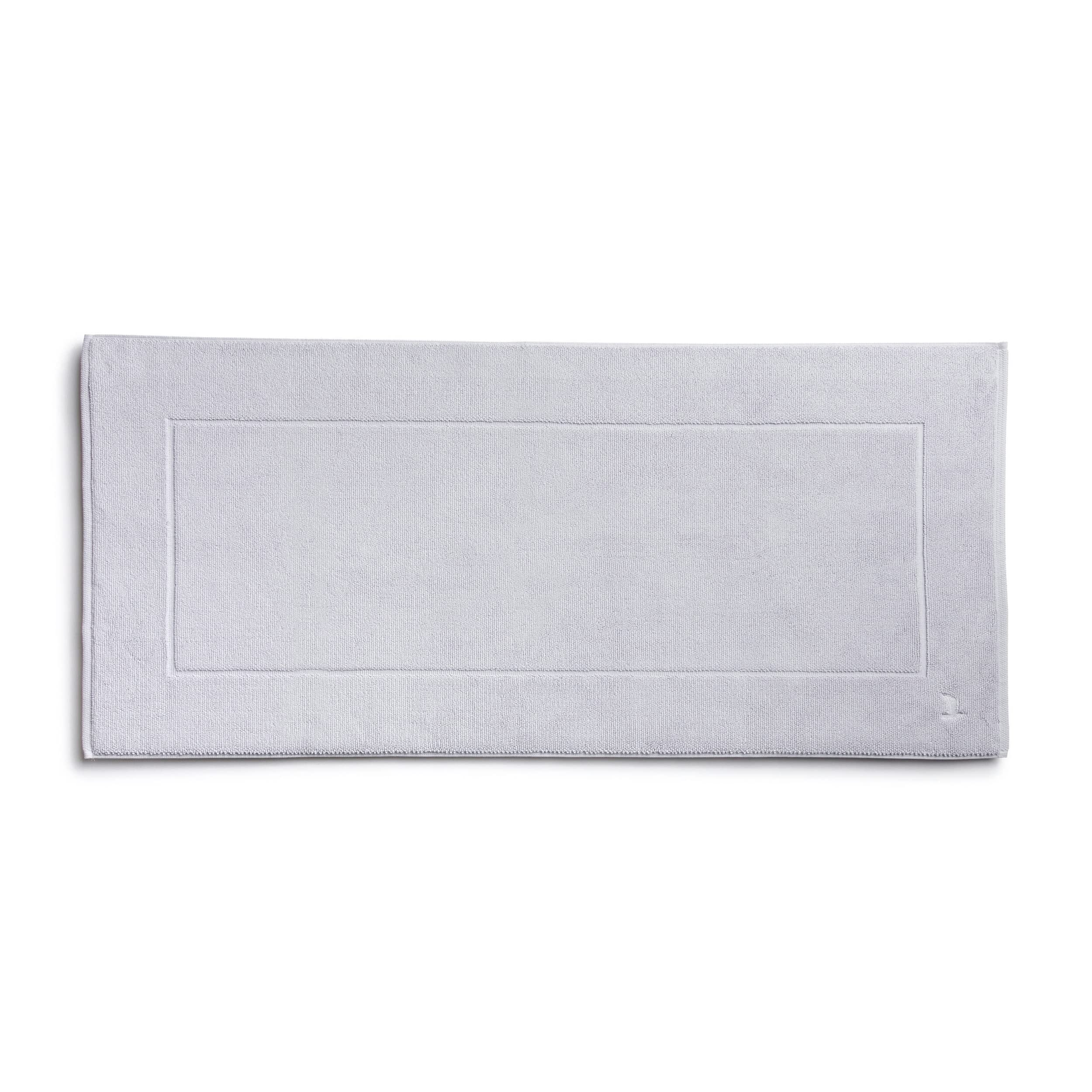 Möve Superwuschel Badteppich 60 x 130 cm aus 100% Baumwolle, Silver