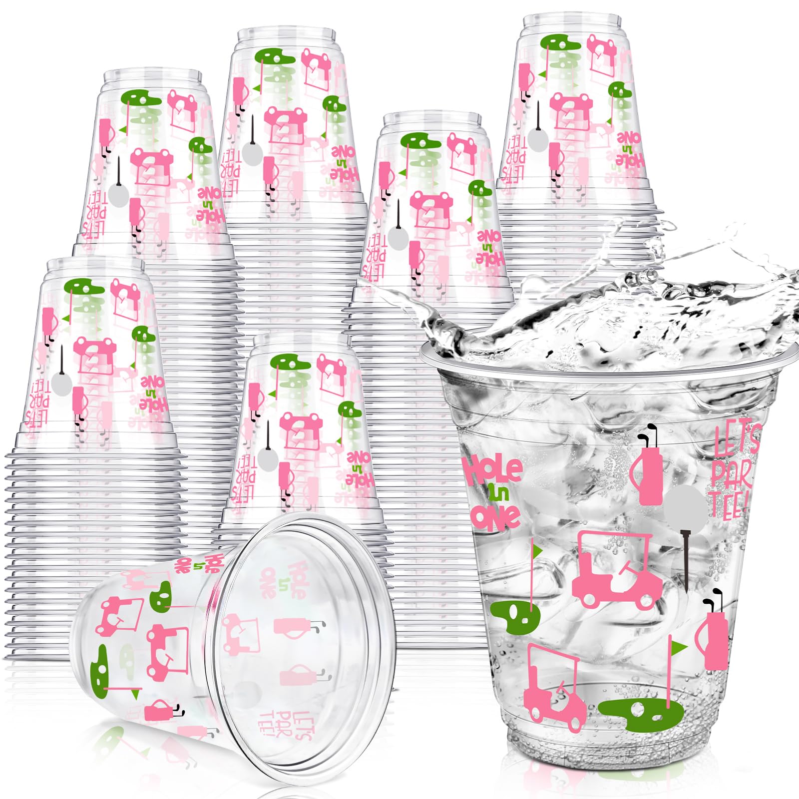 Qinyoung 100 Pcs Golf Cups Golf Themed Party Decorations
