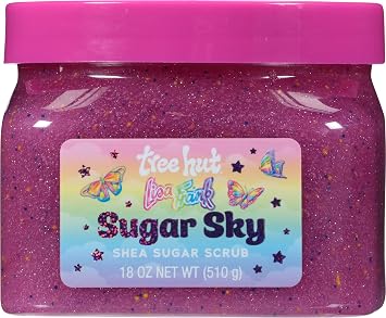 Lisa Frank x Tree Hut Sugar Sky Body Scrub, Exfoliating Sugar Scrub, 18 Oz