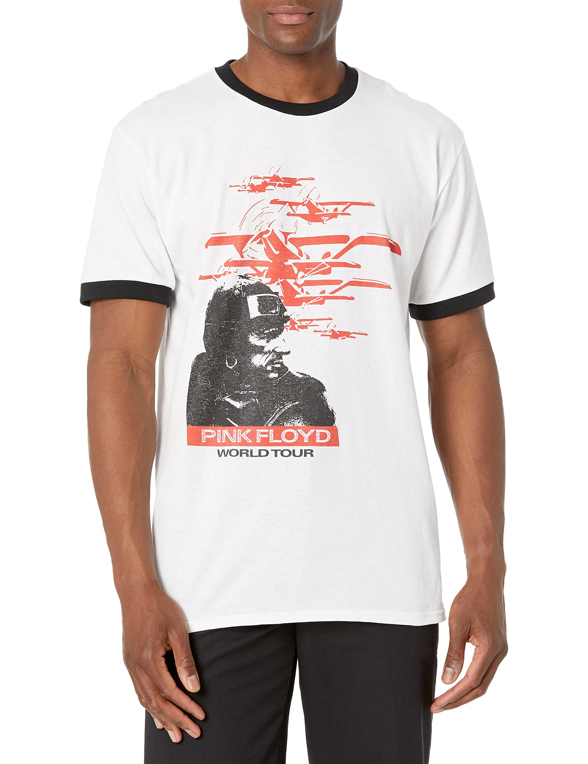Amazon.com: Pink Floyd 1987 World Tour Aviator Ringer T