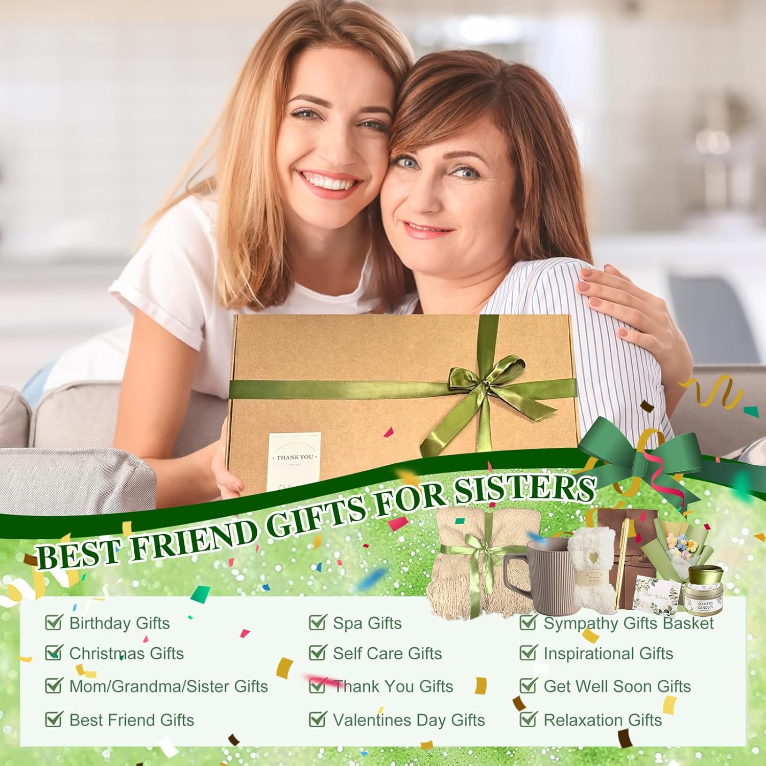 Get Well Gifts for Women，Spa Care Package After Surgery Inspirational Thinking of You Sympathy Gifts，Birthday Gift for Women，Mom， Best Friends Sister Wife Girlfriend, Coworker - Image 7