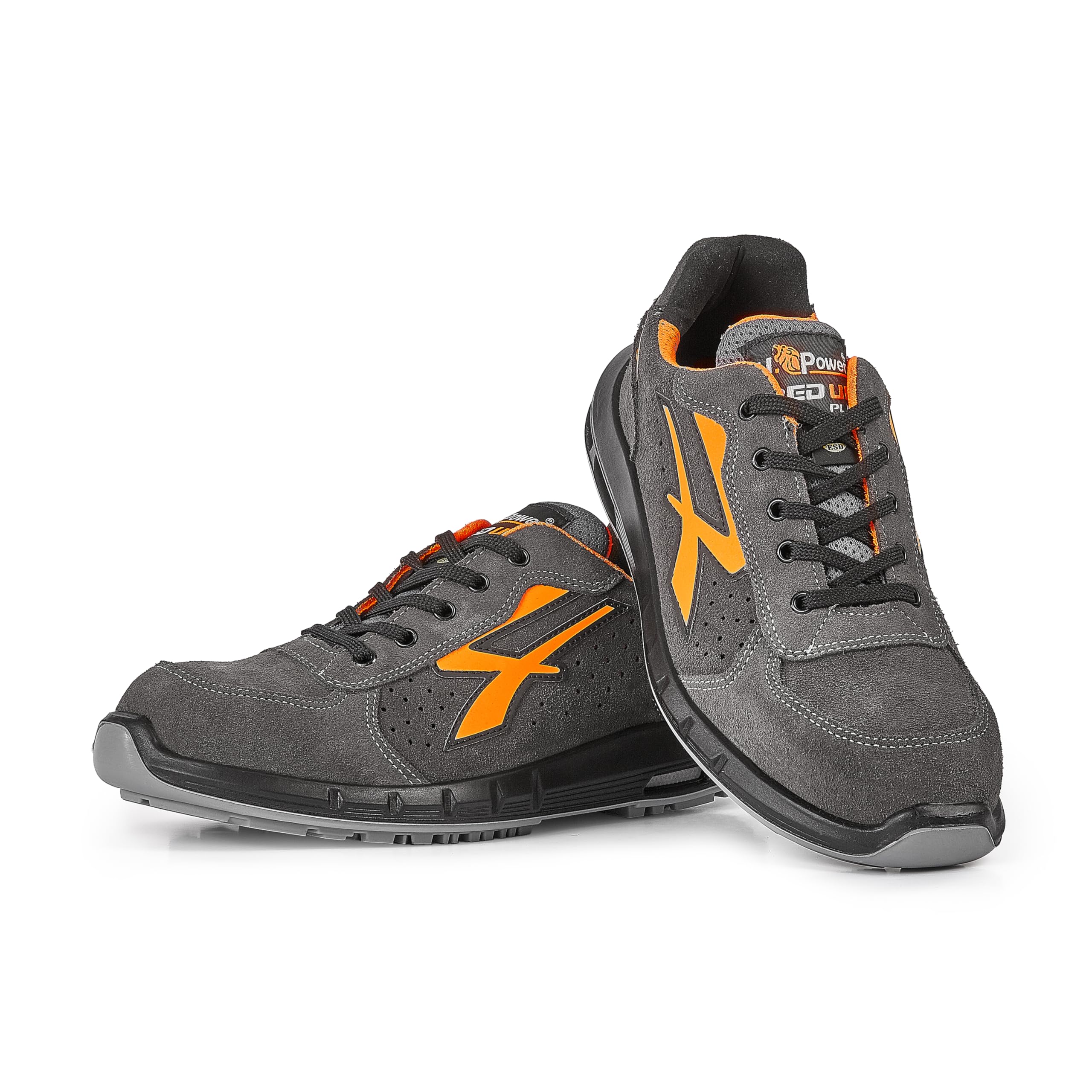 U-power Rep UP SIRIO PLUS buty ochronne, lekkie, odporne na przebicie, unisex, podeszwa łykowa, wkładka Infinergy, z aluminiowymi noskami, rozmiar 37, czarny, 37 EU
