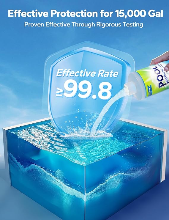 SUMMERBUDDY 3 in 1 Pool Closing Kit for Above Ground Pool, Pool Winterizing Kit Handle Up to 15,000 Gallons, Winter Pool Closing Kit, Pool Winterizer Kit, Pool Closer