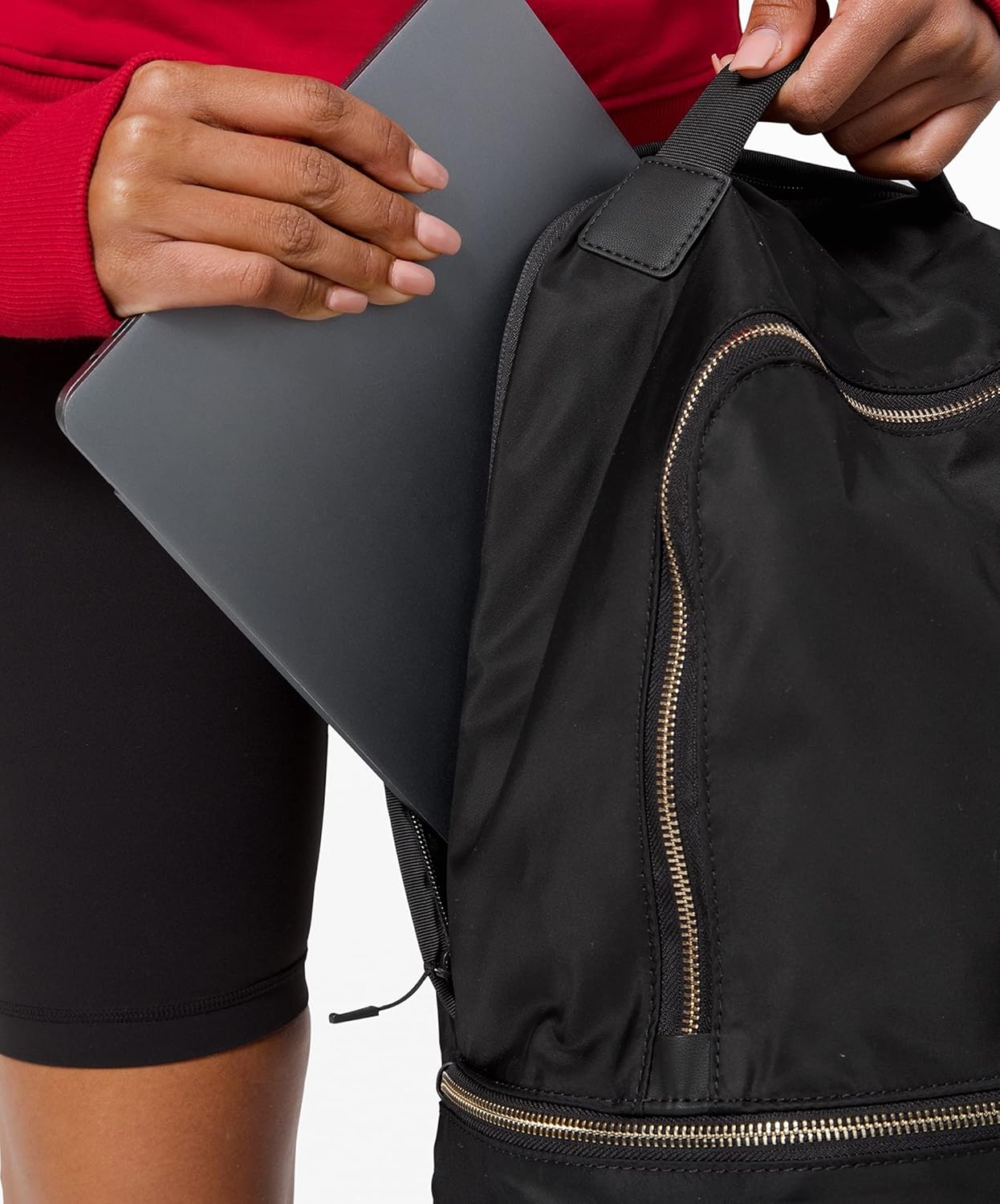 lululemon black backpack