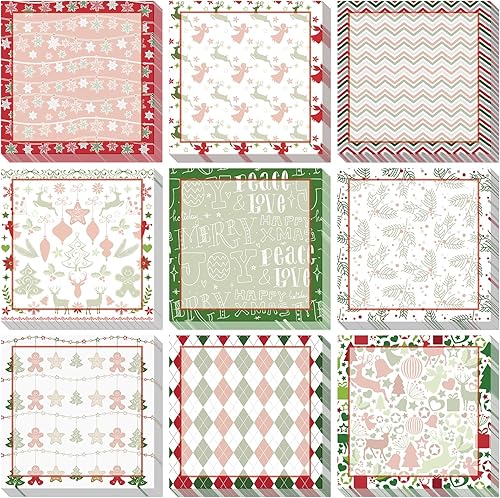 Vista 10 de 18 piezas de notas adhesivas de Halloween, blocs de notas de Halloween, 900 piezas de notas adhesivas extraíbles, 50 hojas cada una para Halloween