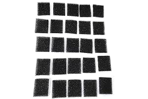 Aerogarden Filter Sponges - 25 Pack of Compatible AG Garden Filter Sponge Replacements