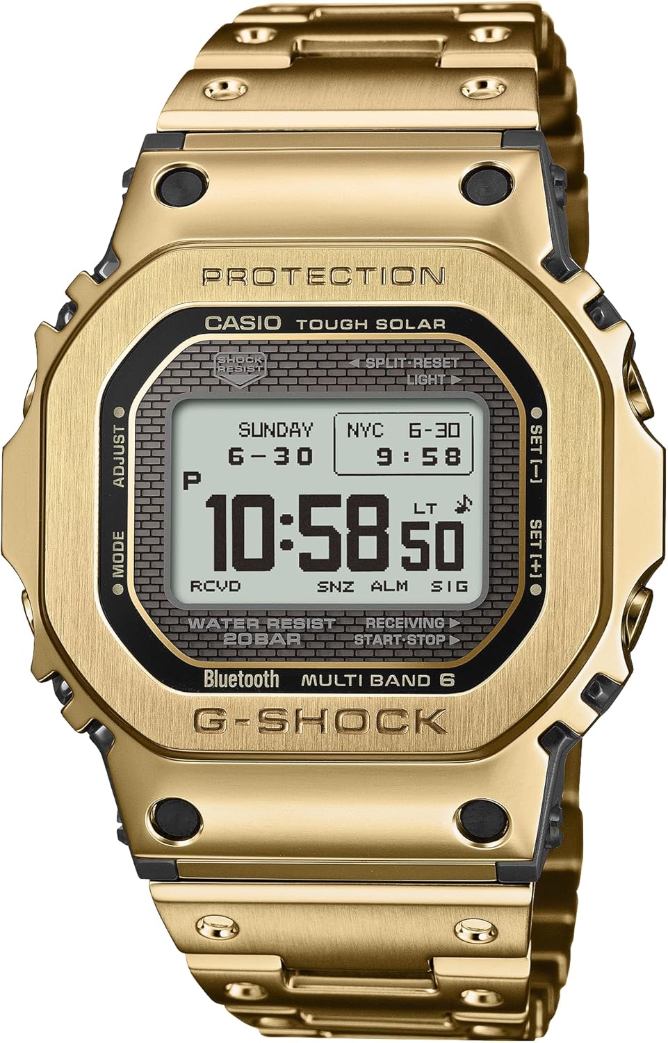 Casio G-Shock Full Metal 5000 Series Digital Gold-Tone