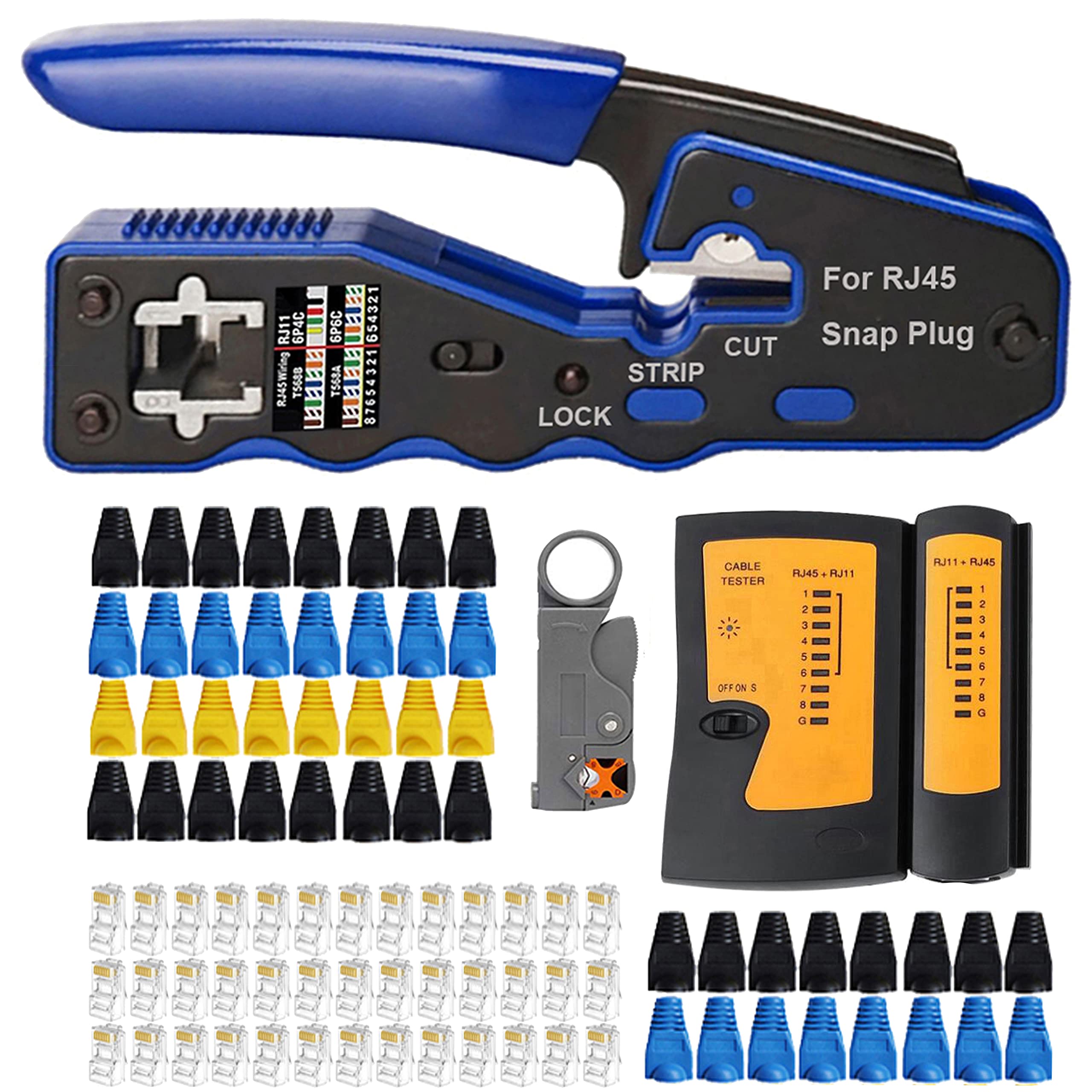 Résoudre les pannes internet avec le kit testeur réseau et pince à sertir RJ45