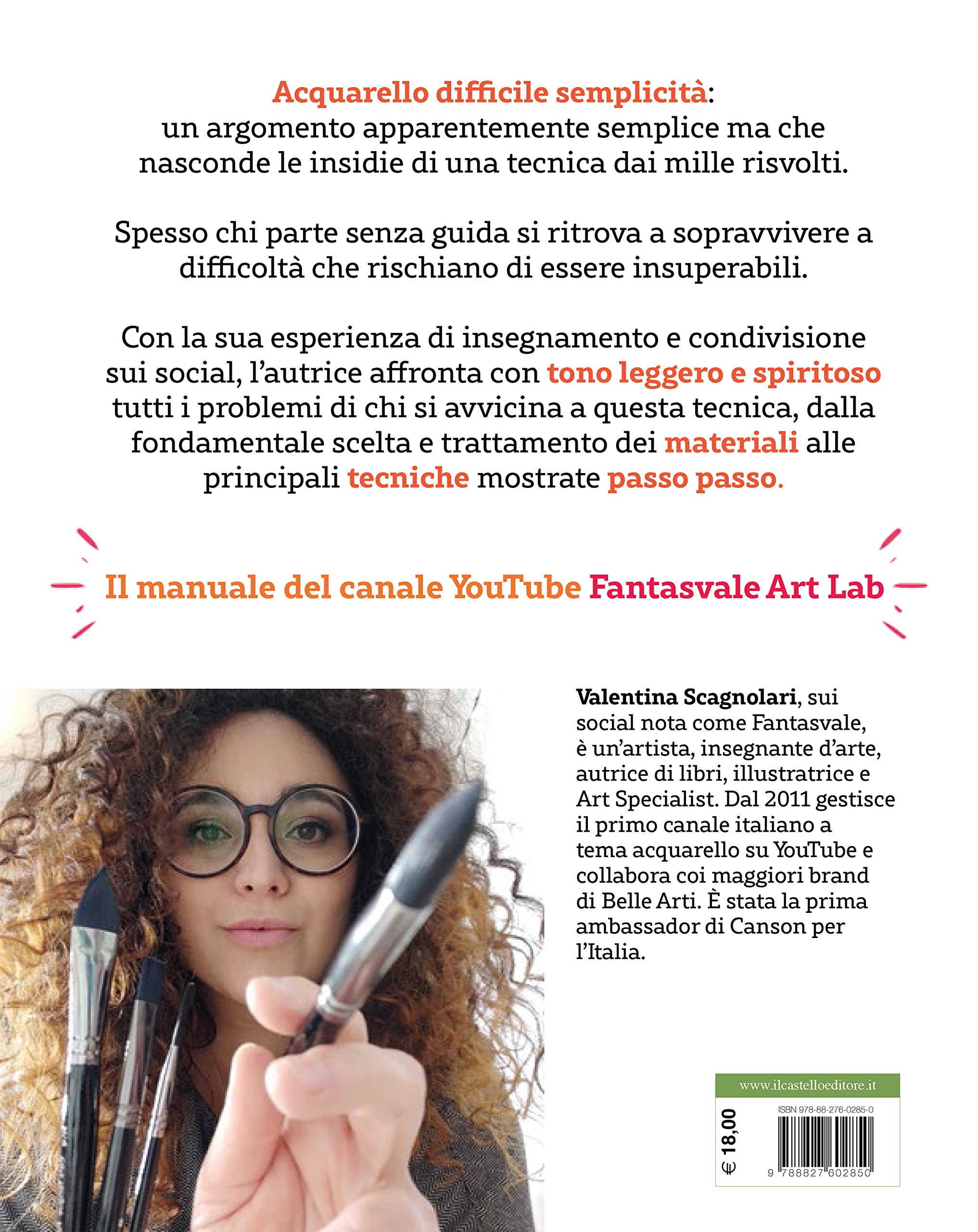 Corso di sopravvivenza all'acquarello Fantasvale Art Lab teoria pratica