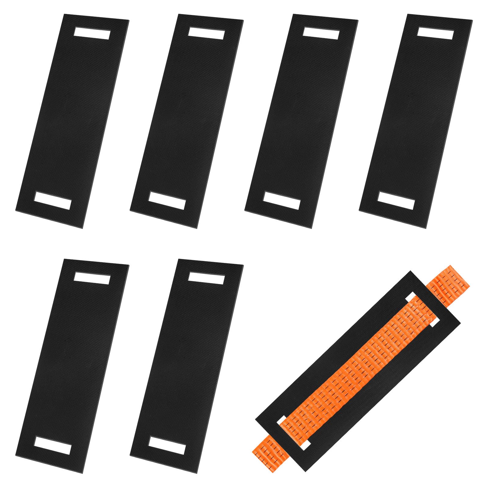 Fundas Protectoras de Esquina de Caucho para Cintas de Amarre 290x100x3mm 6 Piezas