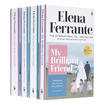 Neapolitan Novels Series Elena Ferrante Collection 4 Books Bundle (My Brilliant Friend, The Story of a New Name, Those Who Leave and Those Who Stay, Story of the Lost Child)