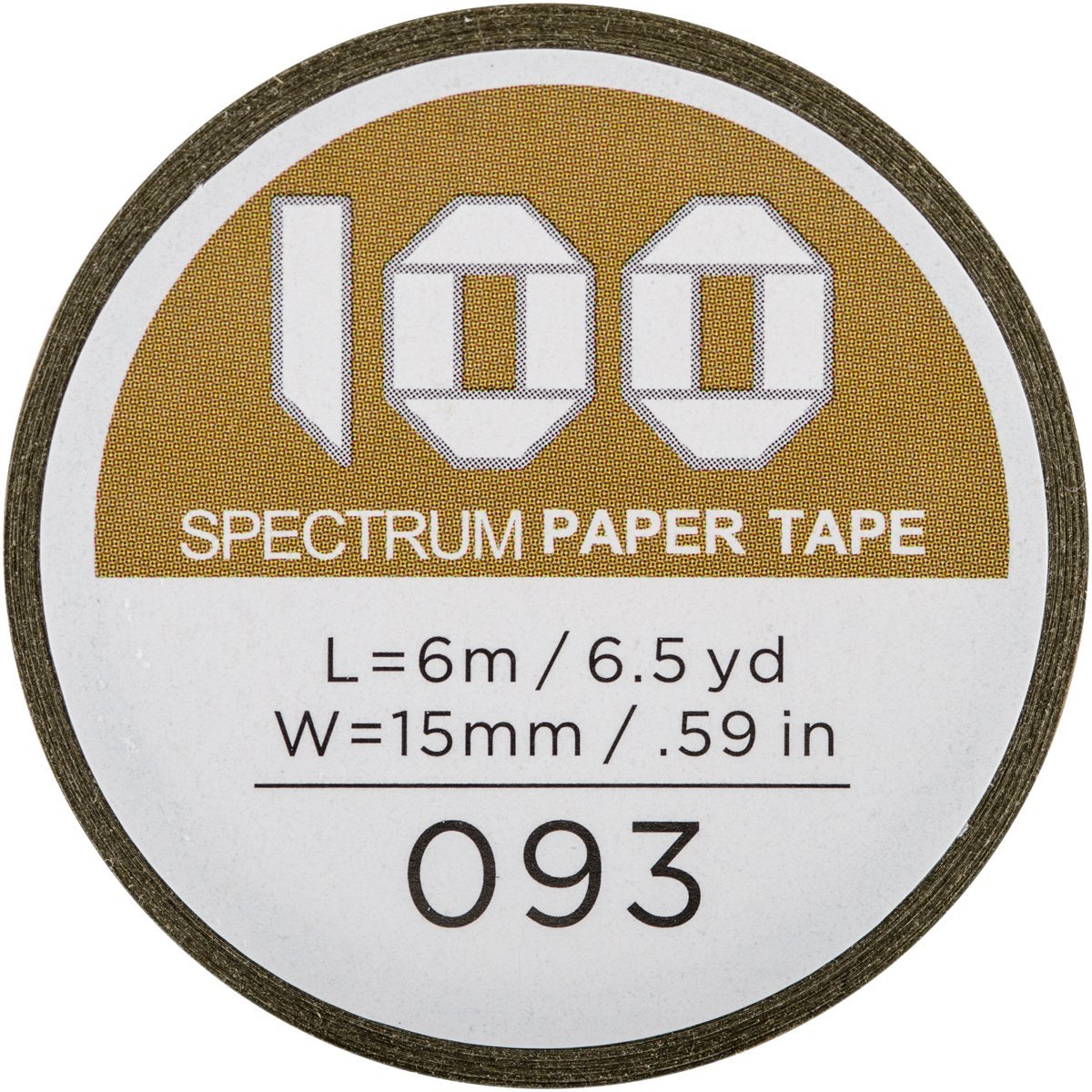 Little B Colour Tape 15 mm x 6 m Gold, Acrylic, Multicoloured