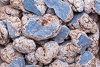 Vista 5 de Fantasia Materiales: 2 libras de piedras naturales en bruto de angelita de Perú