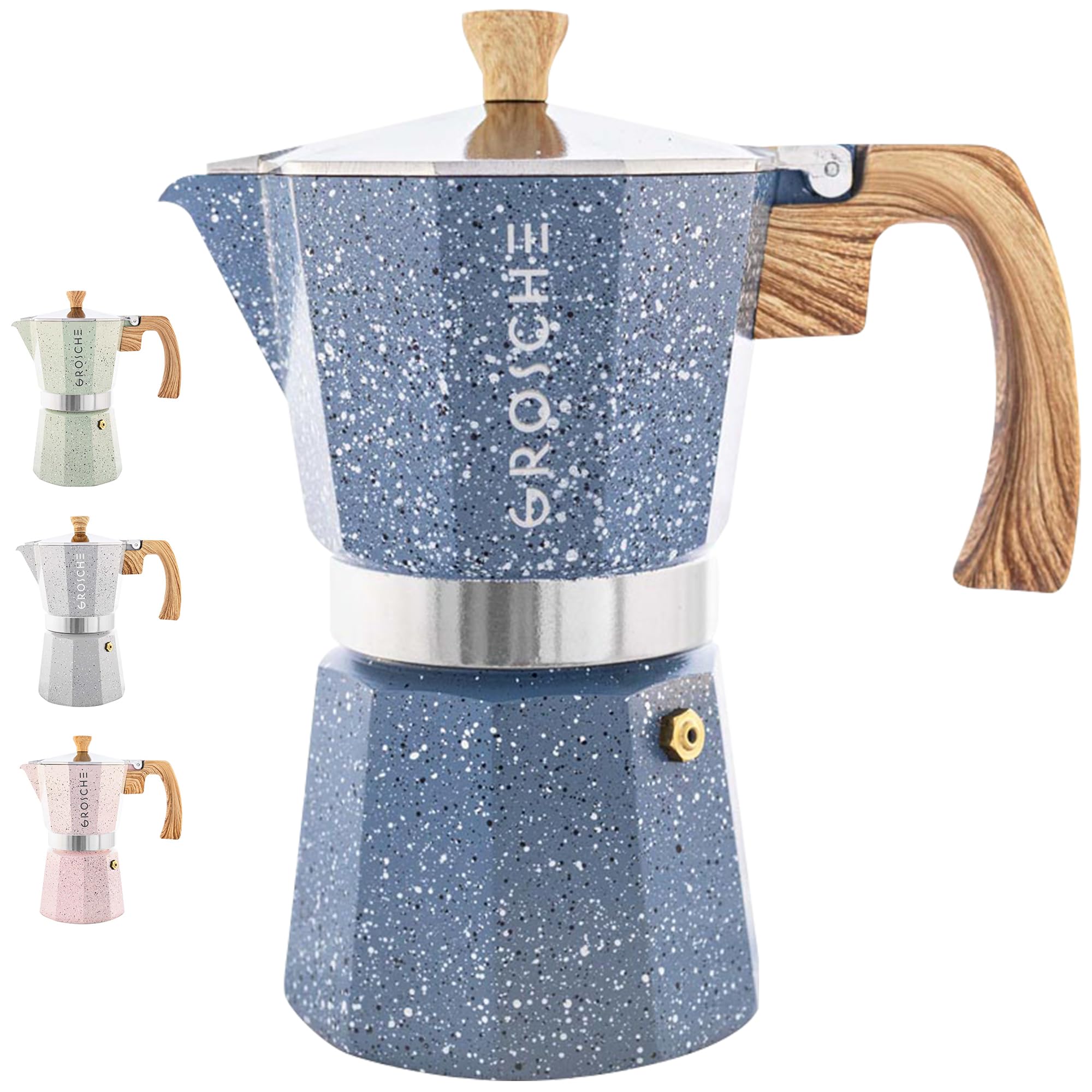 Amazon.com: GROSCHE Milano Moka pot, Stovetop Espresso maker
