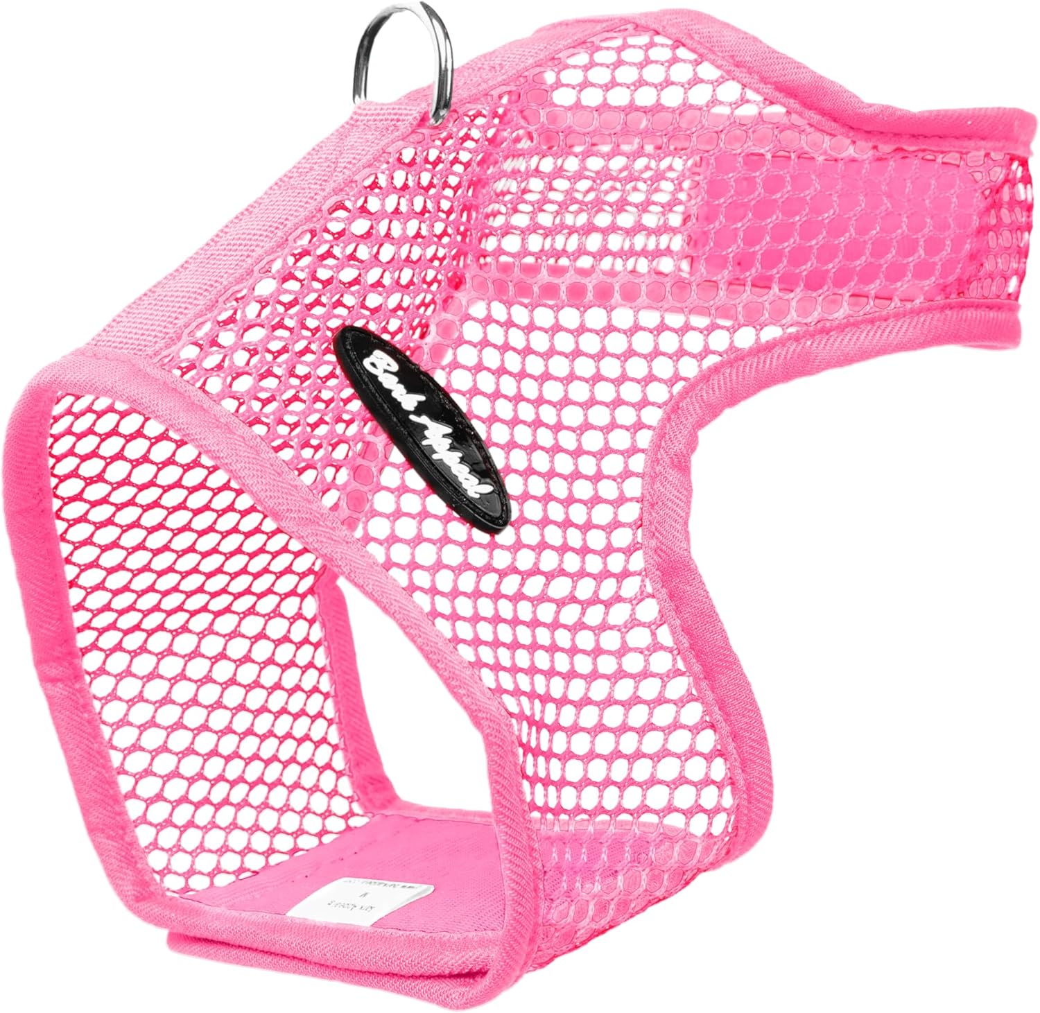 Bark Appeal Pink Netted Mesh Wrap N Go Dog Harness for Small-Medium Pets – Soft Netted Mesh Vest Harness for Dogs, Puppies, Kittens & Cats – Easy Buckle-Free Design for a Comfortable Fit – Medium
