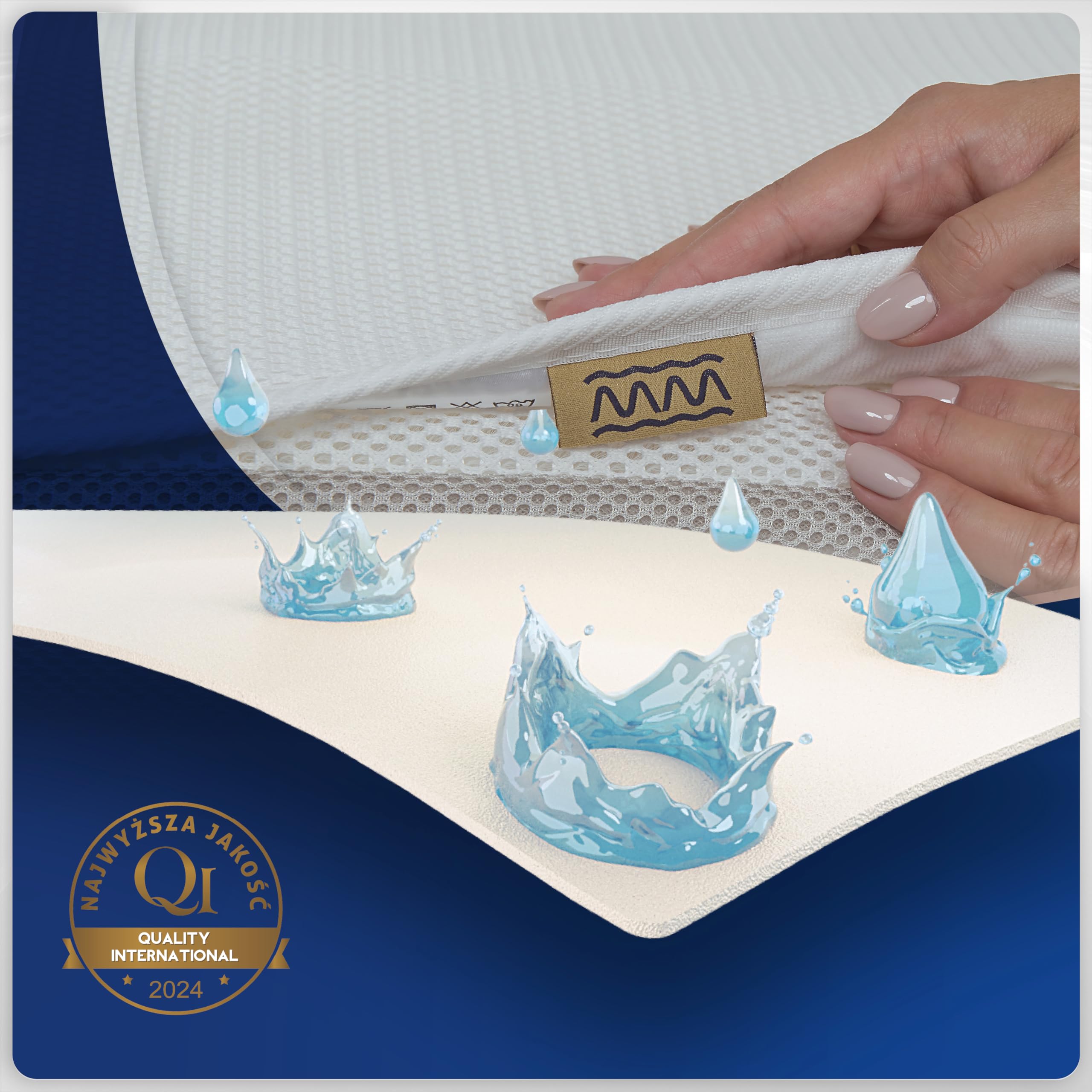 Protection de nacelle pour poussette 74,5 x 32 cm | Protection pour nacelle | Protection pour la poussette | Protège-matelas pour la nacelle | Respirant