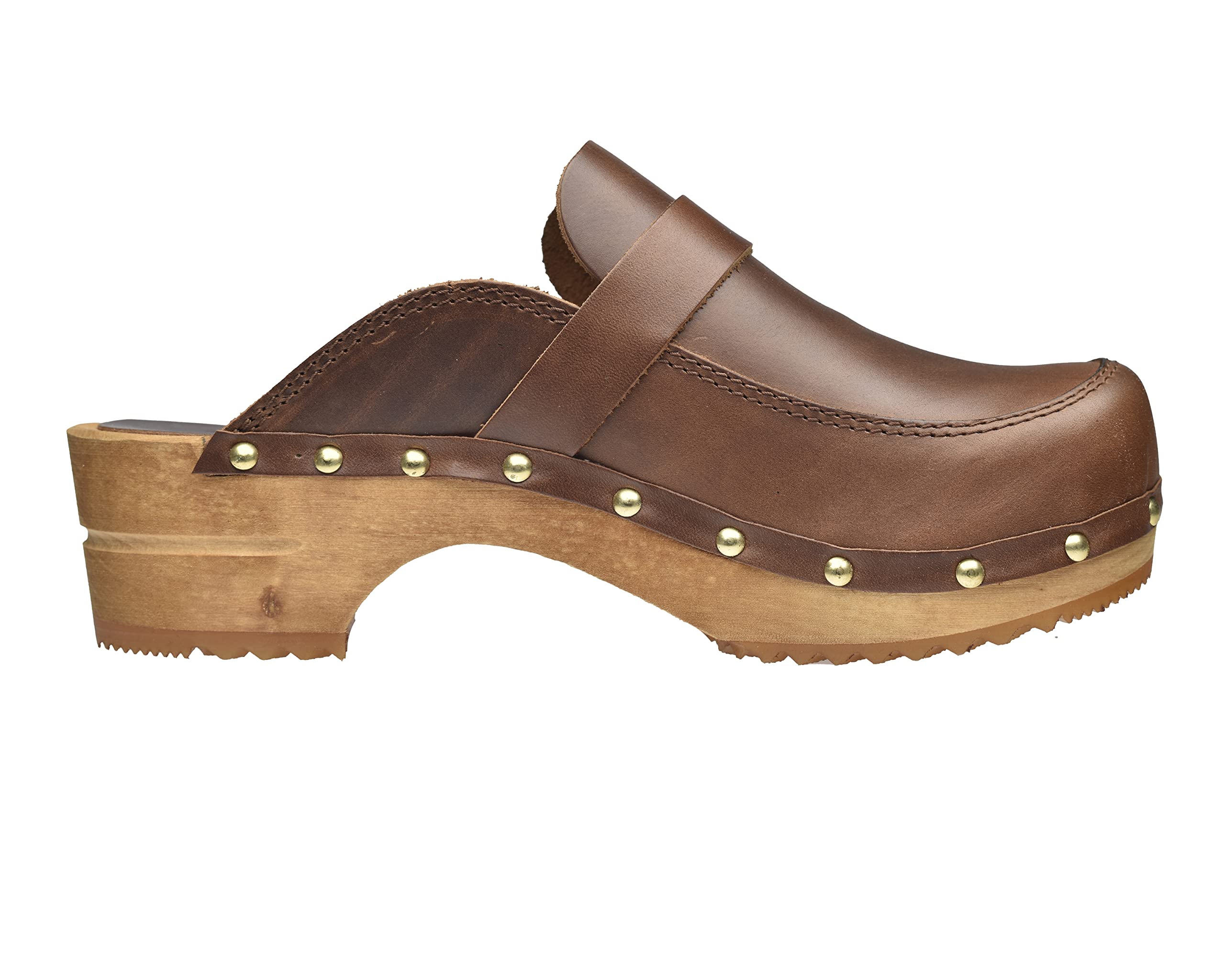 Sanita Lillen offener Clog, Braun, 40 EU