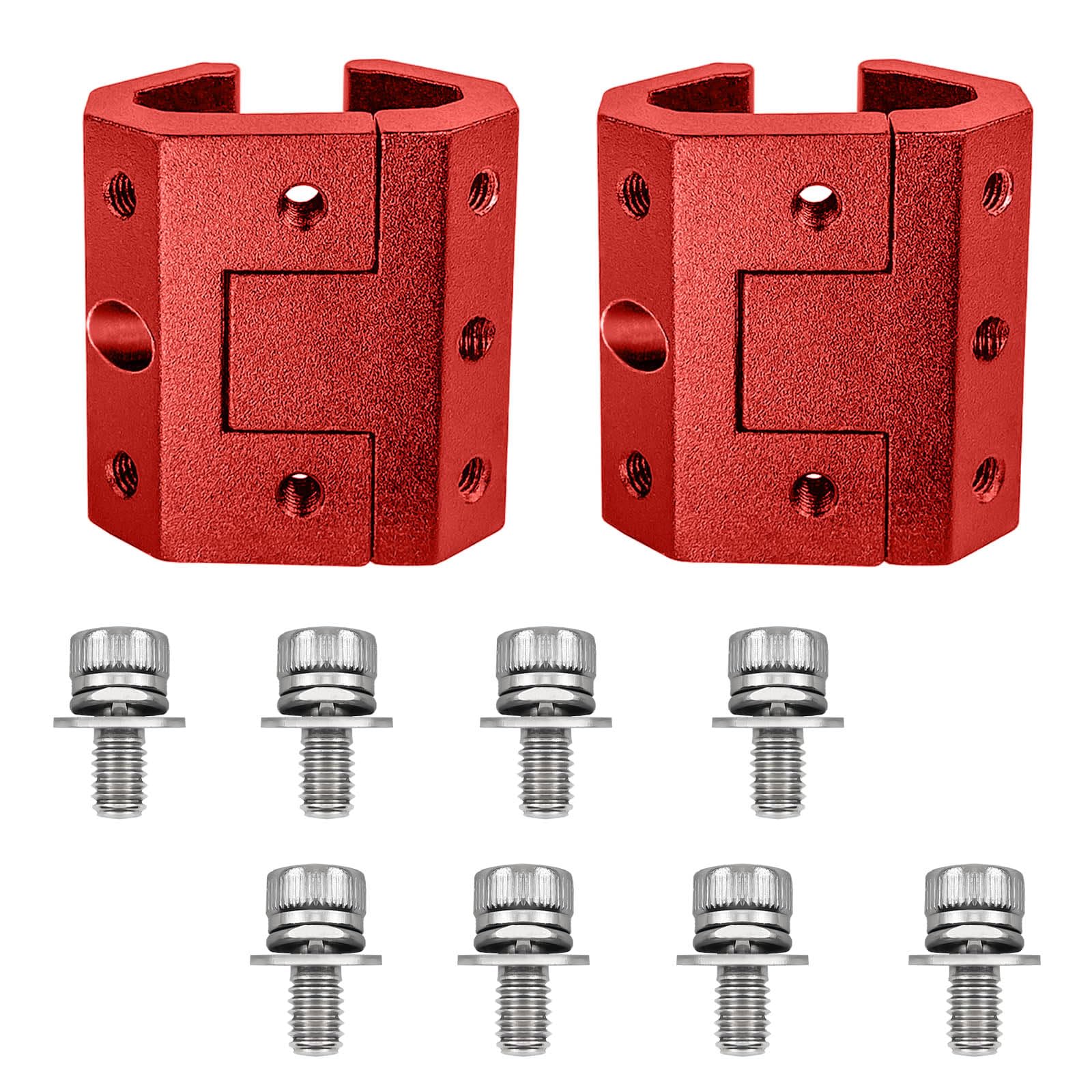 Tsophreniq Fast Installation Aluminum Track Clamps Strong Construction For Workshop Set Against Slip Stability Set Track Mounting Clamps