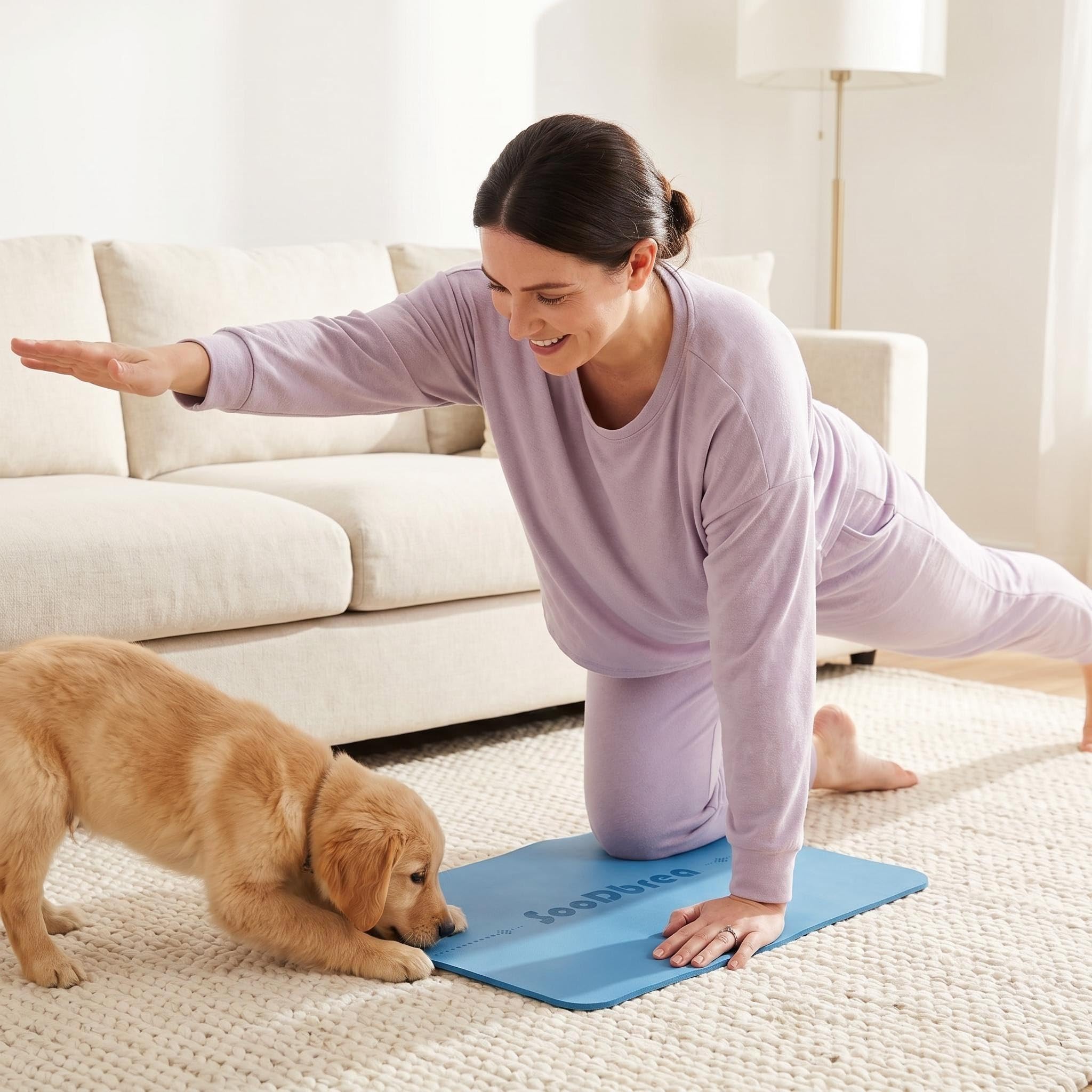 Mini tappetino da yoga, impugnatura simile a guerriero, antiscivolo, sistema di allineamento, testa, ginocchio e gomito, tappetino da meditazione, cuscinetto per ruota addominale, portatile
