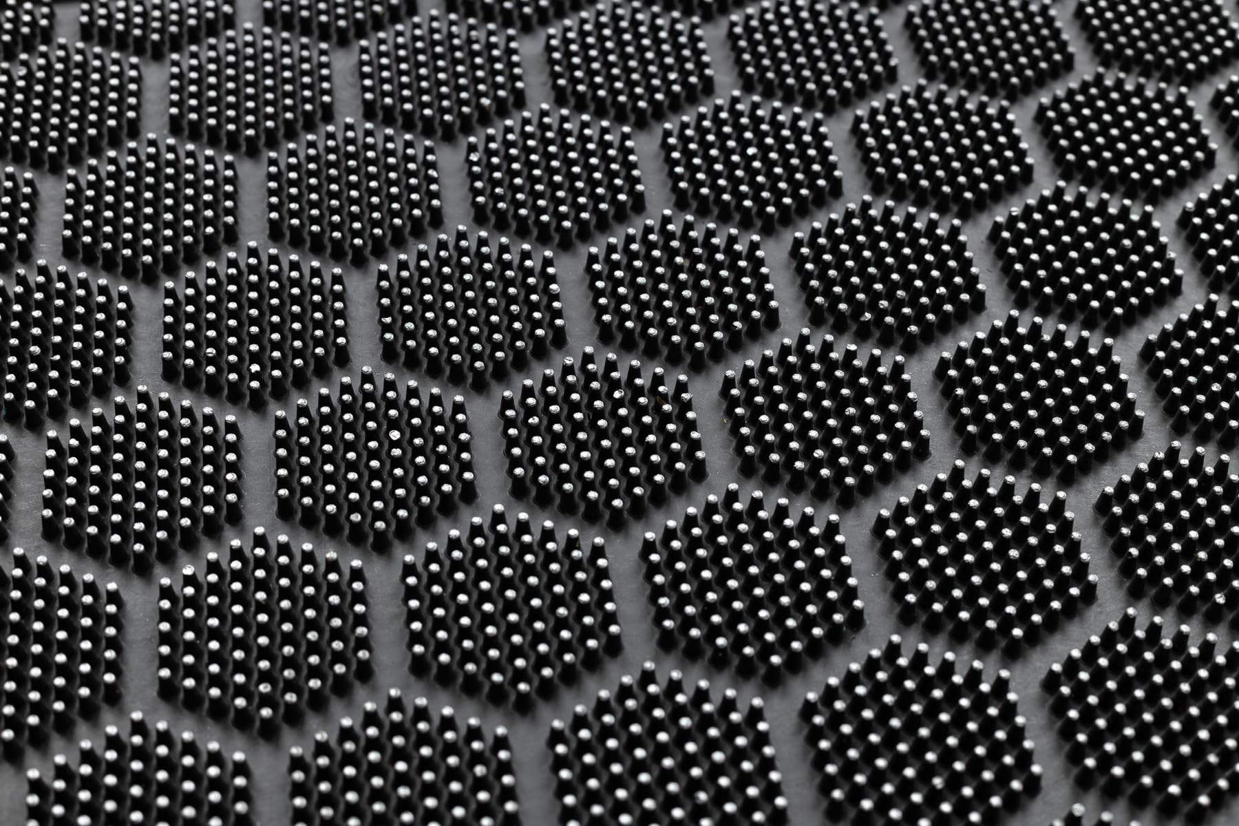 rugsx Felpudo BH DM003 Wet Dry, Antideslizante, Interior, Exterior, Goma - Plata 45x80 cm