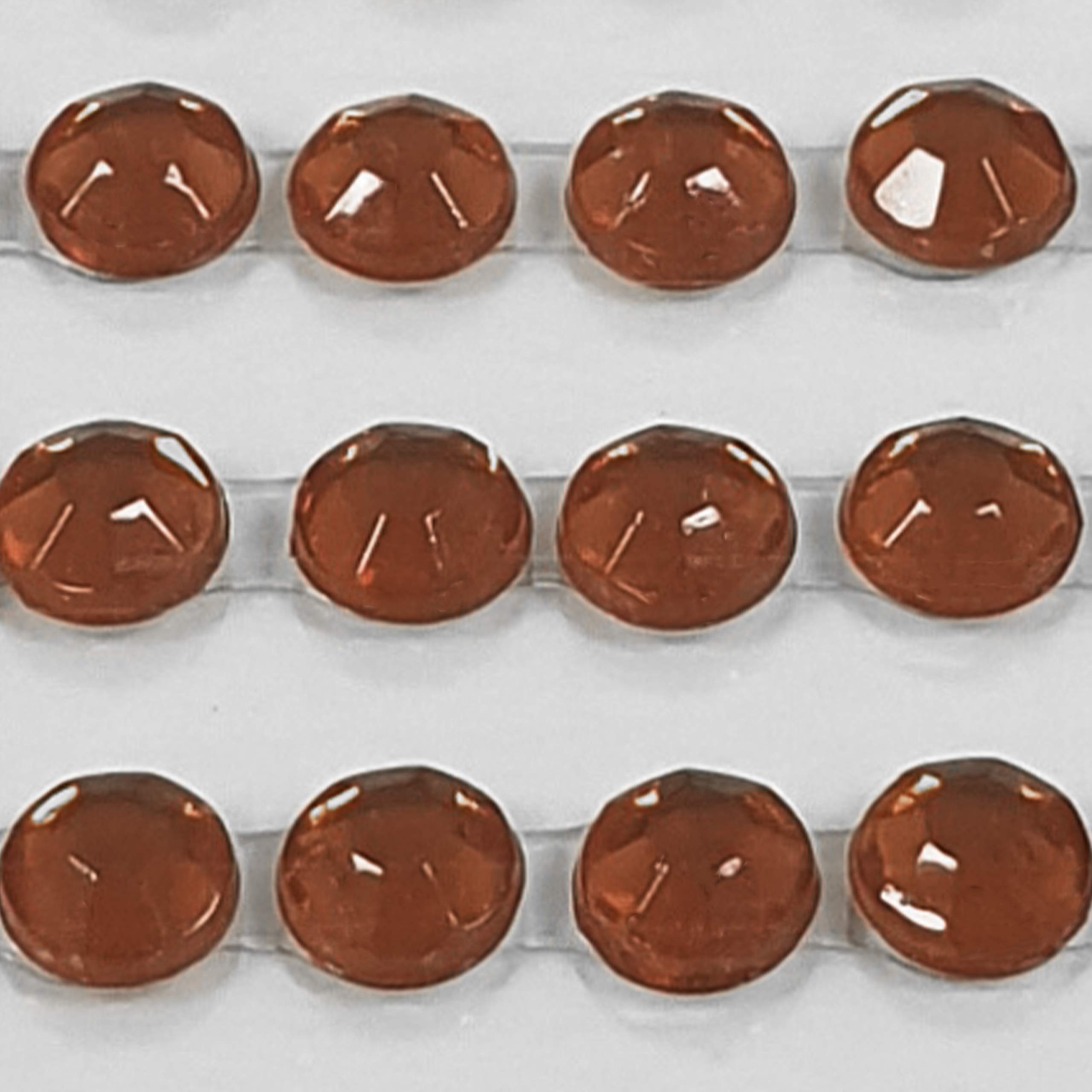 Pebble Eleven 4Mm Red Gems Self Adhesive Flat Back Gem / Pearl Sticker Sheet (, 240)