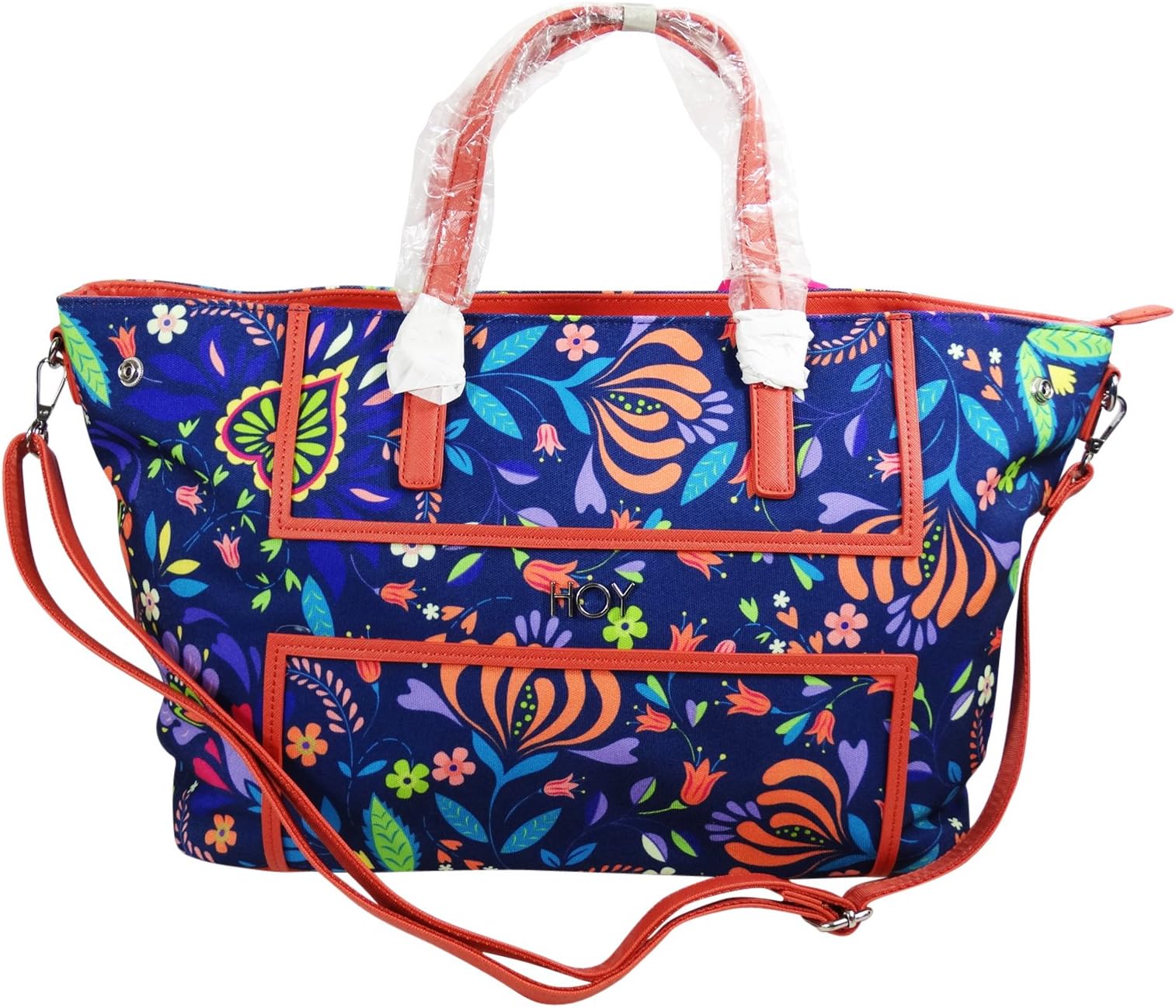 Seven Hoy Flowers Tote Woman Bag Handbag Shoulderbag Shopping
