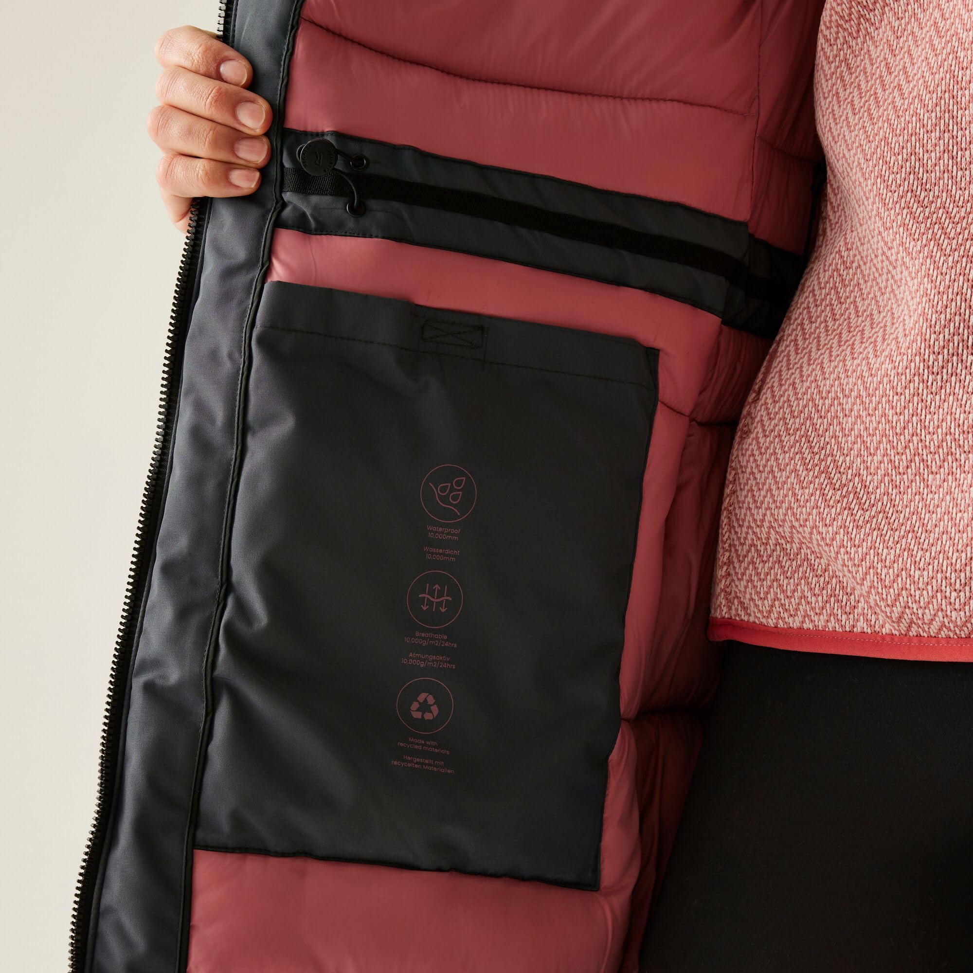 Regatta Regatta Marron Jacket Regatta Chaqueta impermeable Marron para mujer Mujer