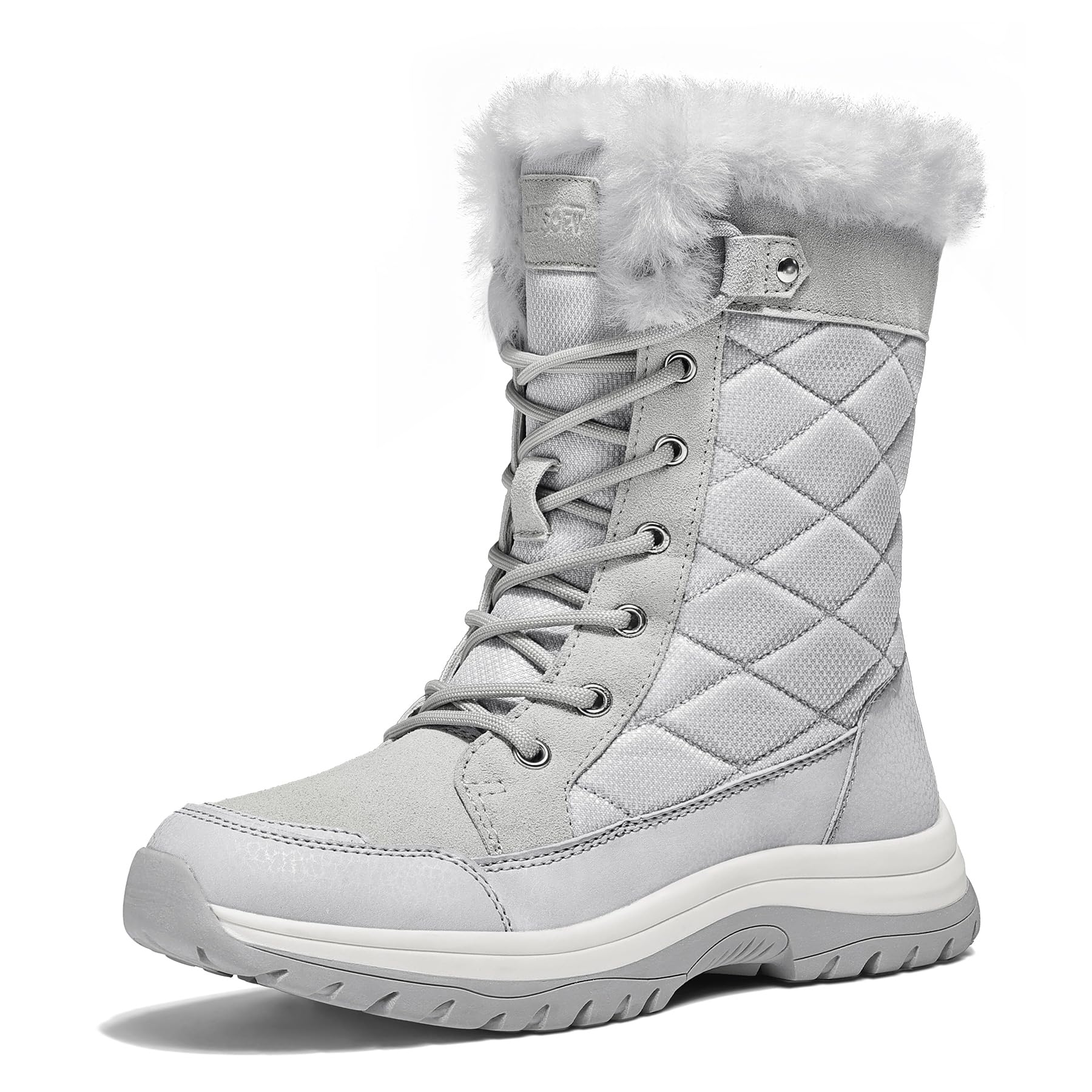 mysoft Women's Mid Calf Snow Boots
