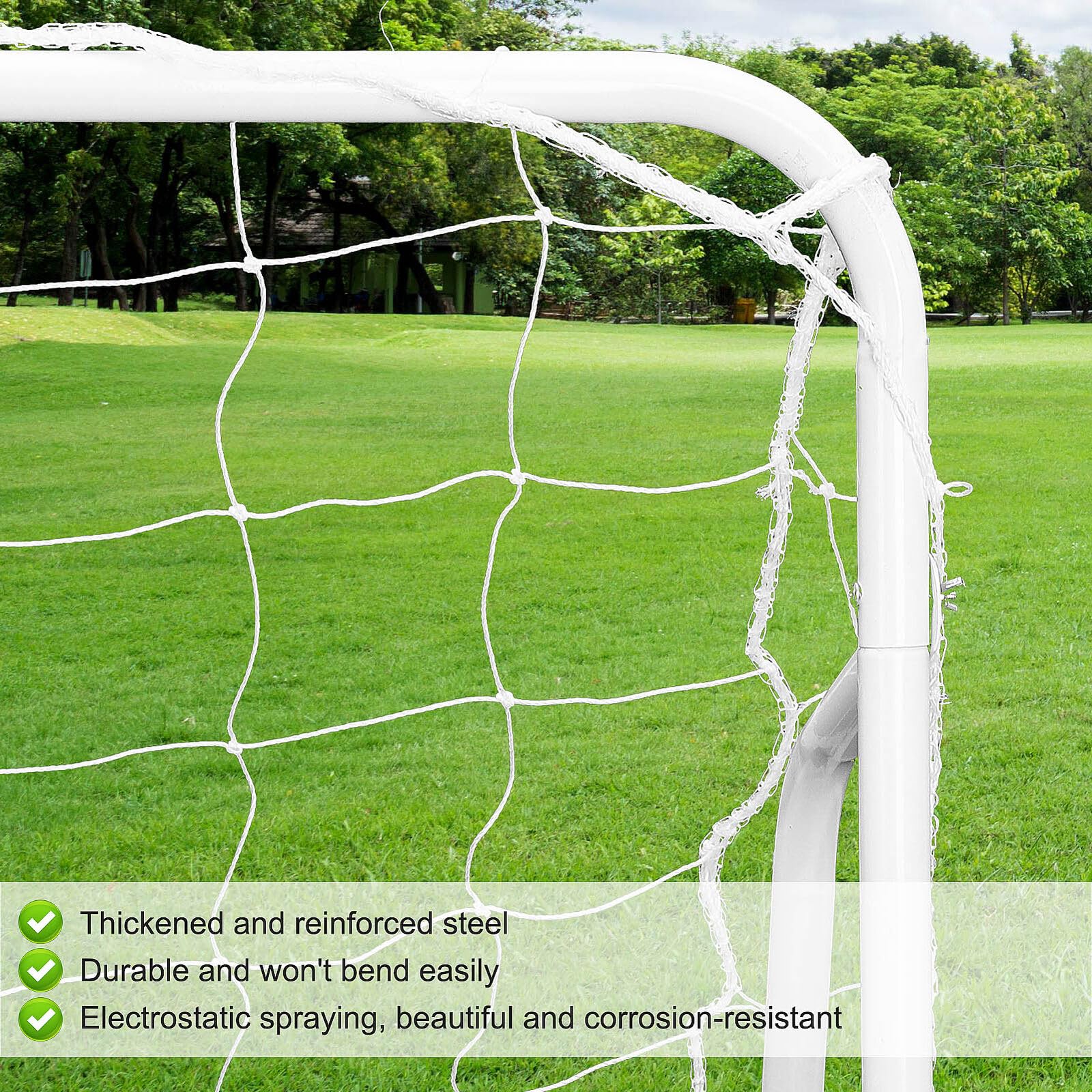 Filet De But De Football Tomotato - Polyéthylène Robuste, Tailles 6x4 à 24x8 Pieds, Remplacement Durables