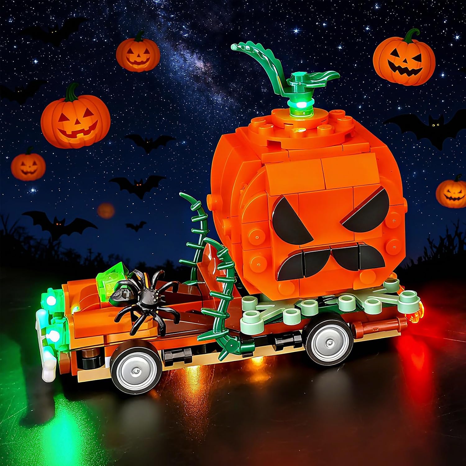LED Light Kit Compatible with Lego 40822 Jack O Lantern Pickup Truck