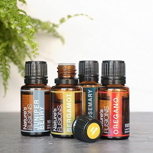 Miniatura 5 de Nature's Fusions Aceite esencial de orégano, 100% puro y natural, sin diluir, grado terapéutico para aromaterapia y uso tópico (0.5 fl oz)