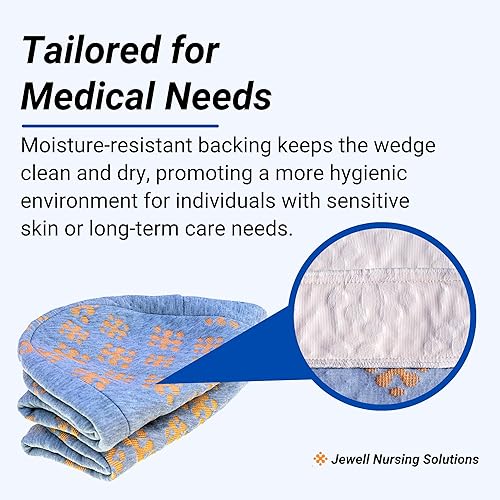 Miniatura 5 de Bedsore Rescue Funda ajustable para cojín de cuña de posicionamiento  Paquete de 2 para cuñas de tamaño estándar y grande  Poliéster acolchado