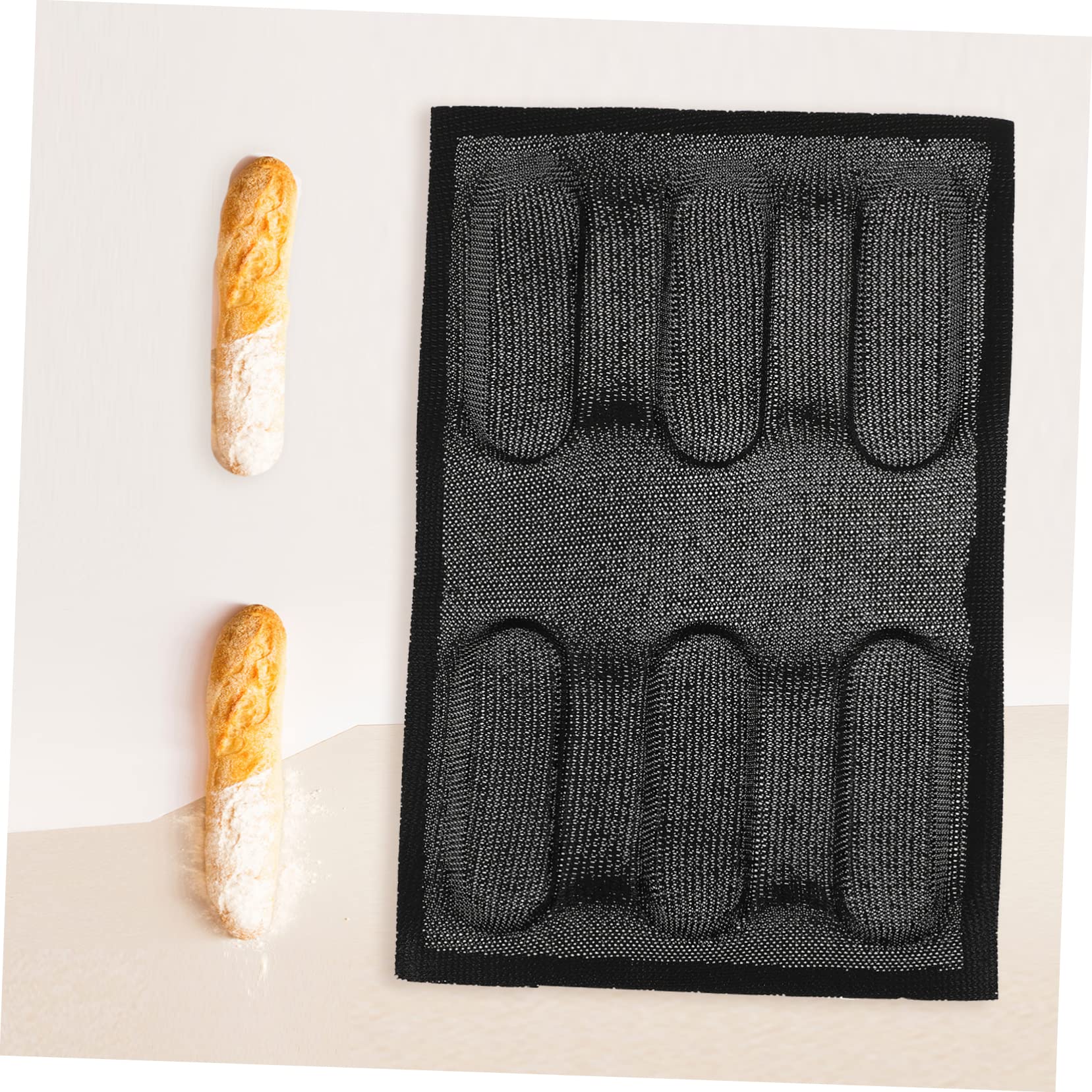 TOPBATHY 2pièces Moule à Silicone Non-adhésif Moule à Pratique Et Respirant Pour De Maison Alvéoles Couleur Noire