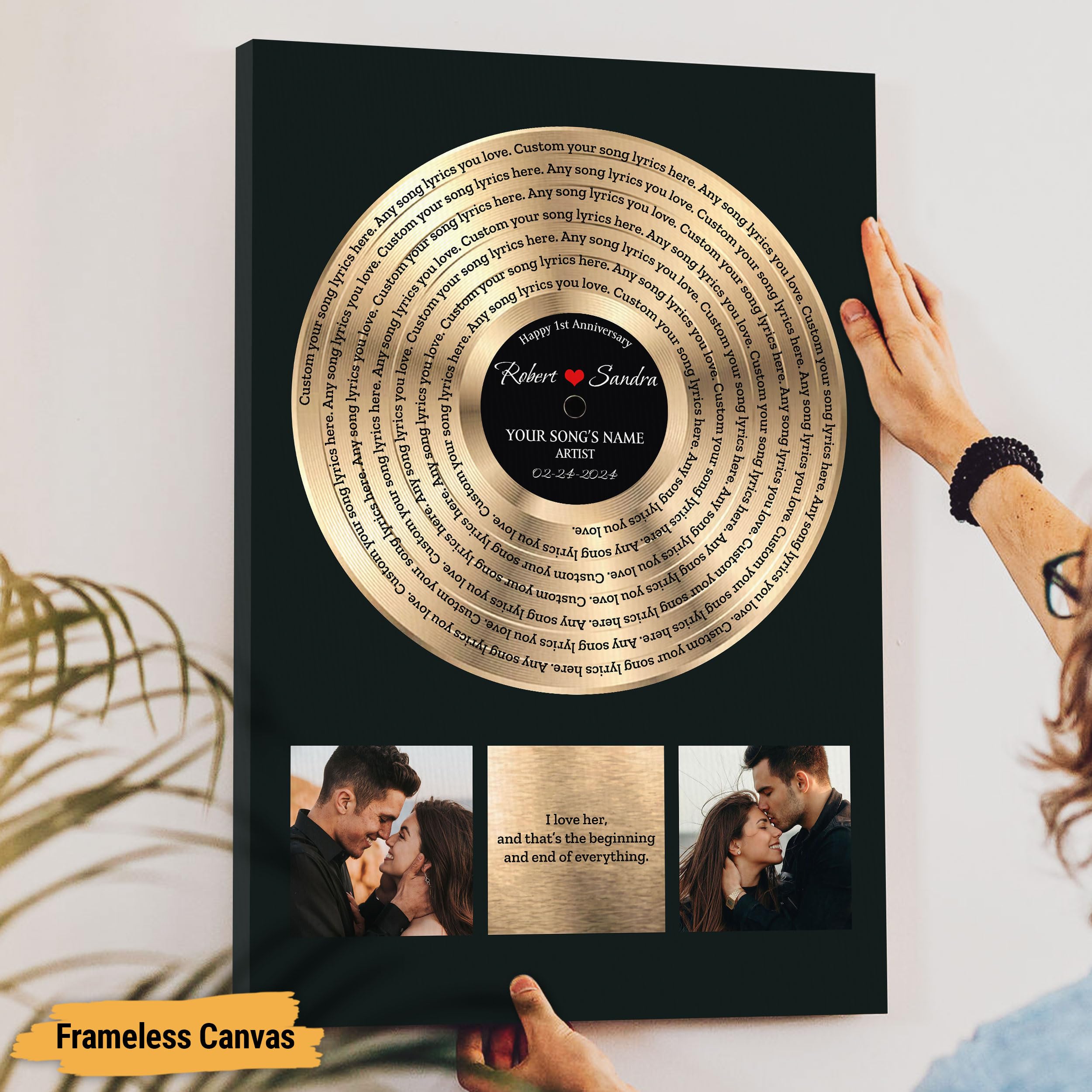 Amazon.com: VICILO Personalized Song Lyrics Poster, Unique Wall