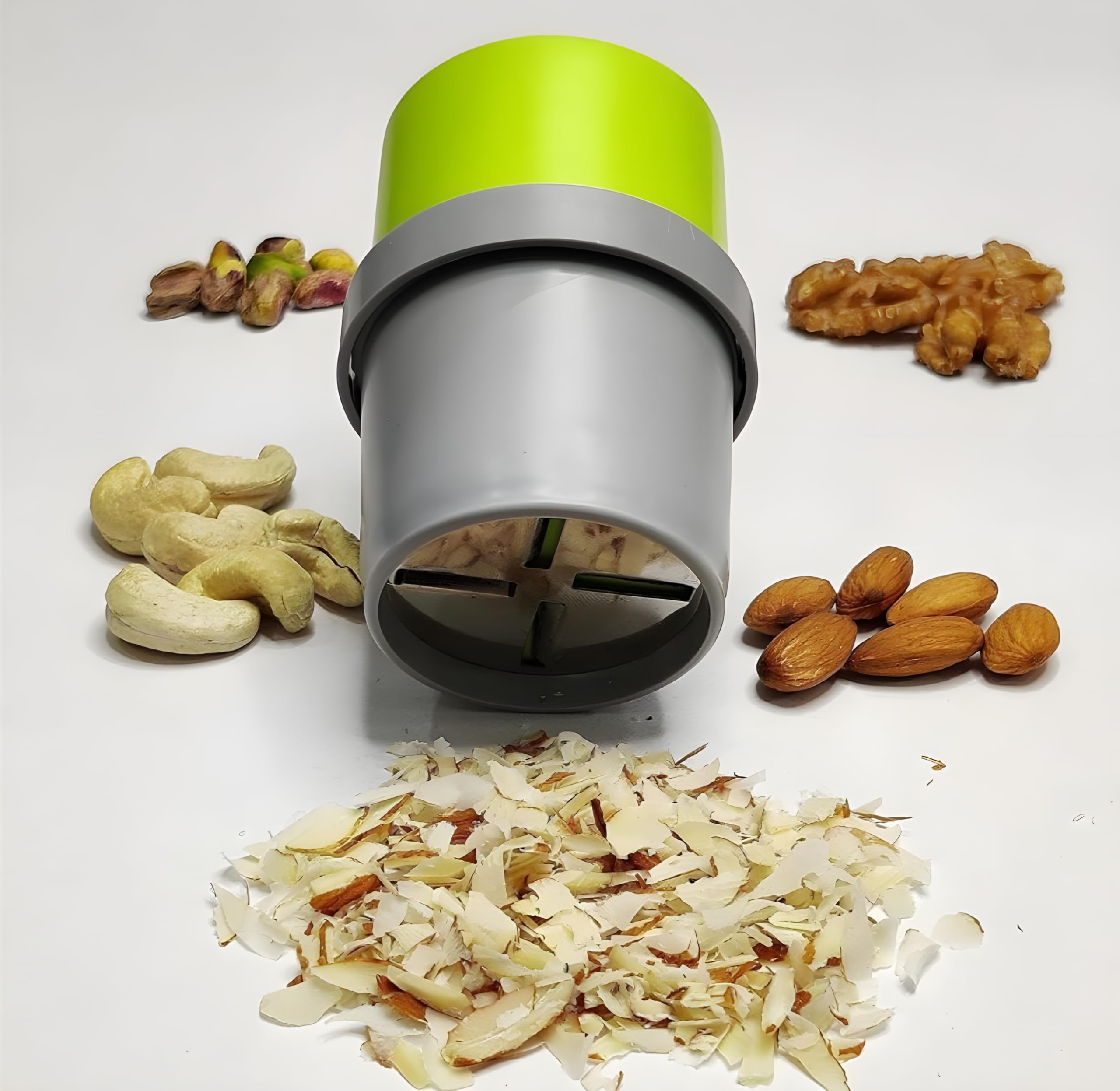 Dry Fruit Cutter Slicer Grinder Nut and Spice Grinder Almonds Cashews Chopper 1 Piece-image-26