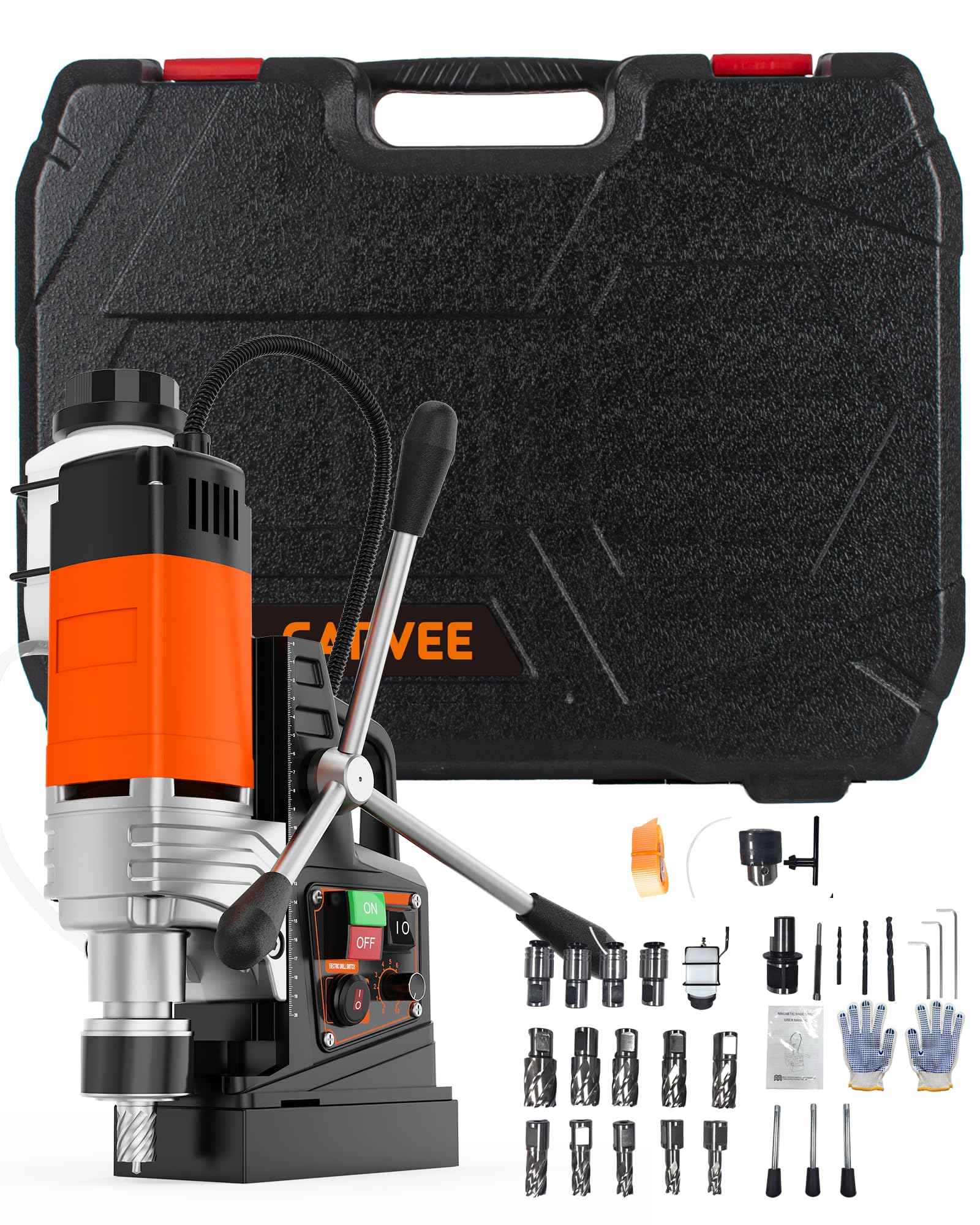 Garvee Magnetic Drill, 1850W 2" Boring Diameter