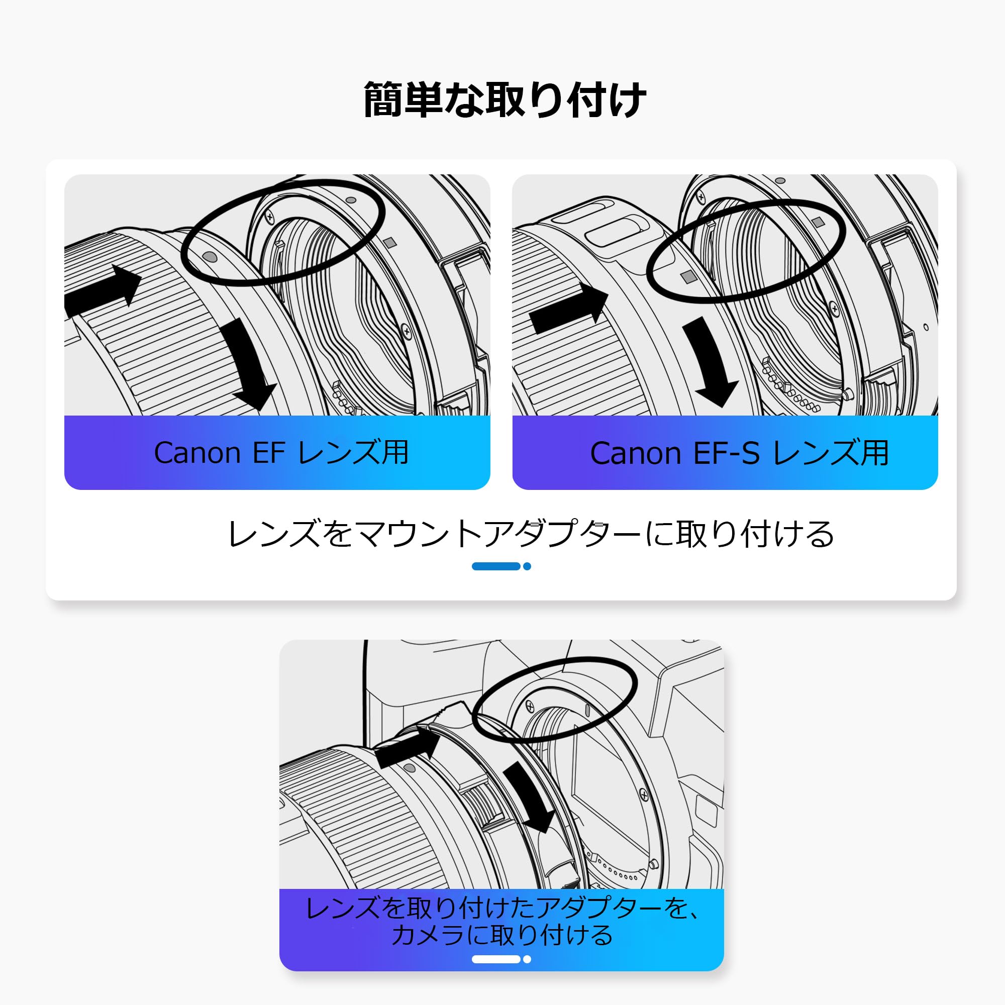 Amazon | JJC EF-EOSR レンズマウントアダプター Canon EF/EF-S - RF
