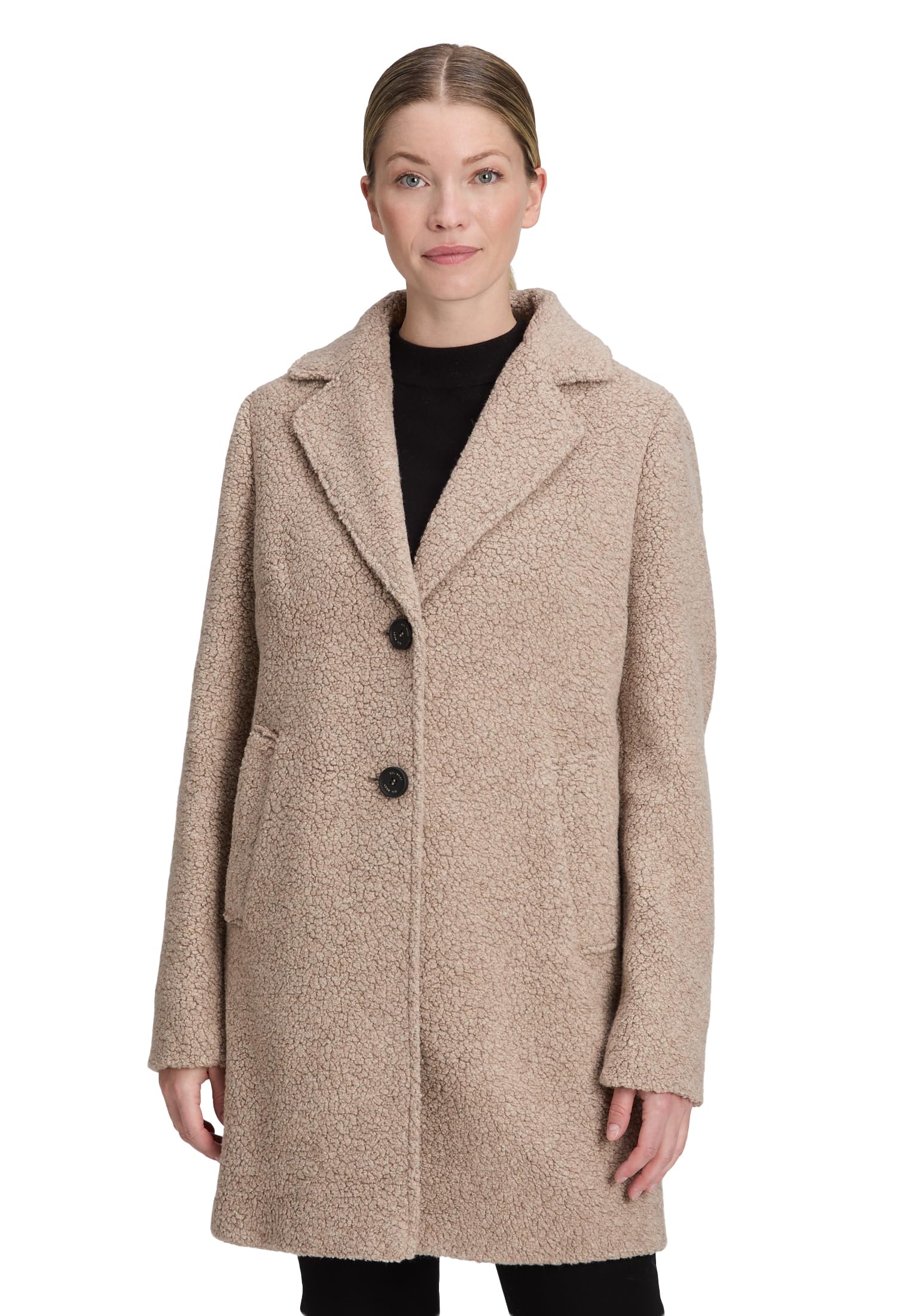 Gil Bret Płaszcz damski, wełniany płaszcz, taupe Grey, 44
