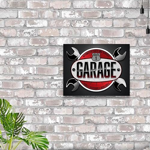 Miniatura 9 de Dad 's cochera Distressed Retro clásico Tin Sign 13x 16en