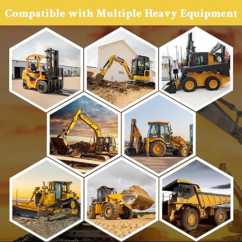 Miniatura 7 de Juego de 25 llaves de equipo pesado, juego de llaves maestras para gato, oruga, John Deere, estuche Bobcat JLG JCB Volvo Hyster Ford New Holland